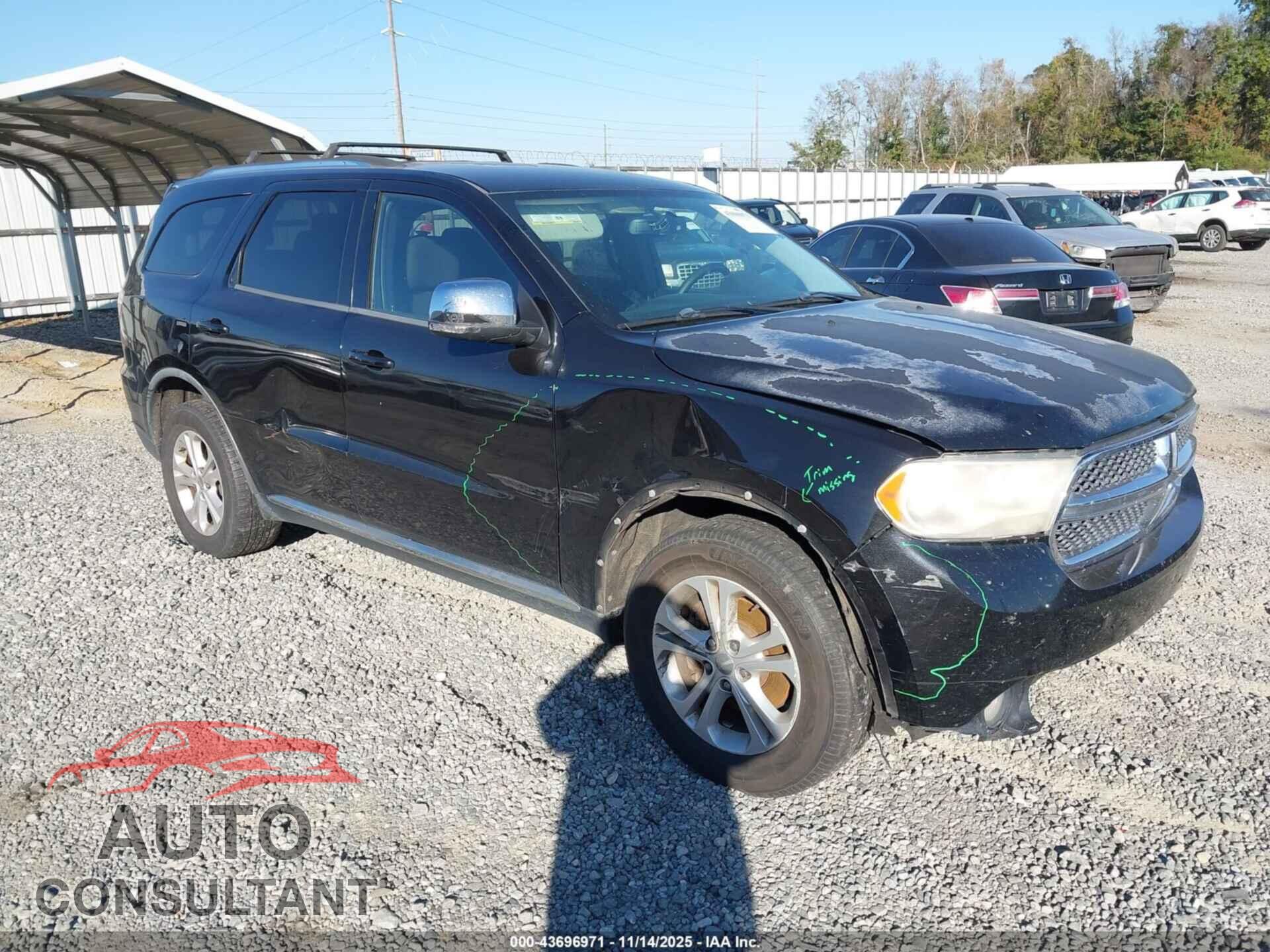 DODGE DURANGO 2012 - 1C4RDHDG4CC152626