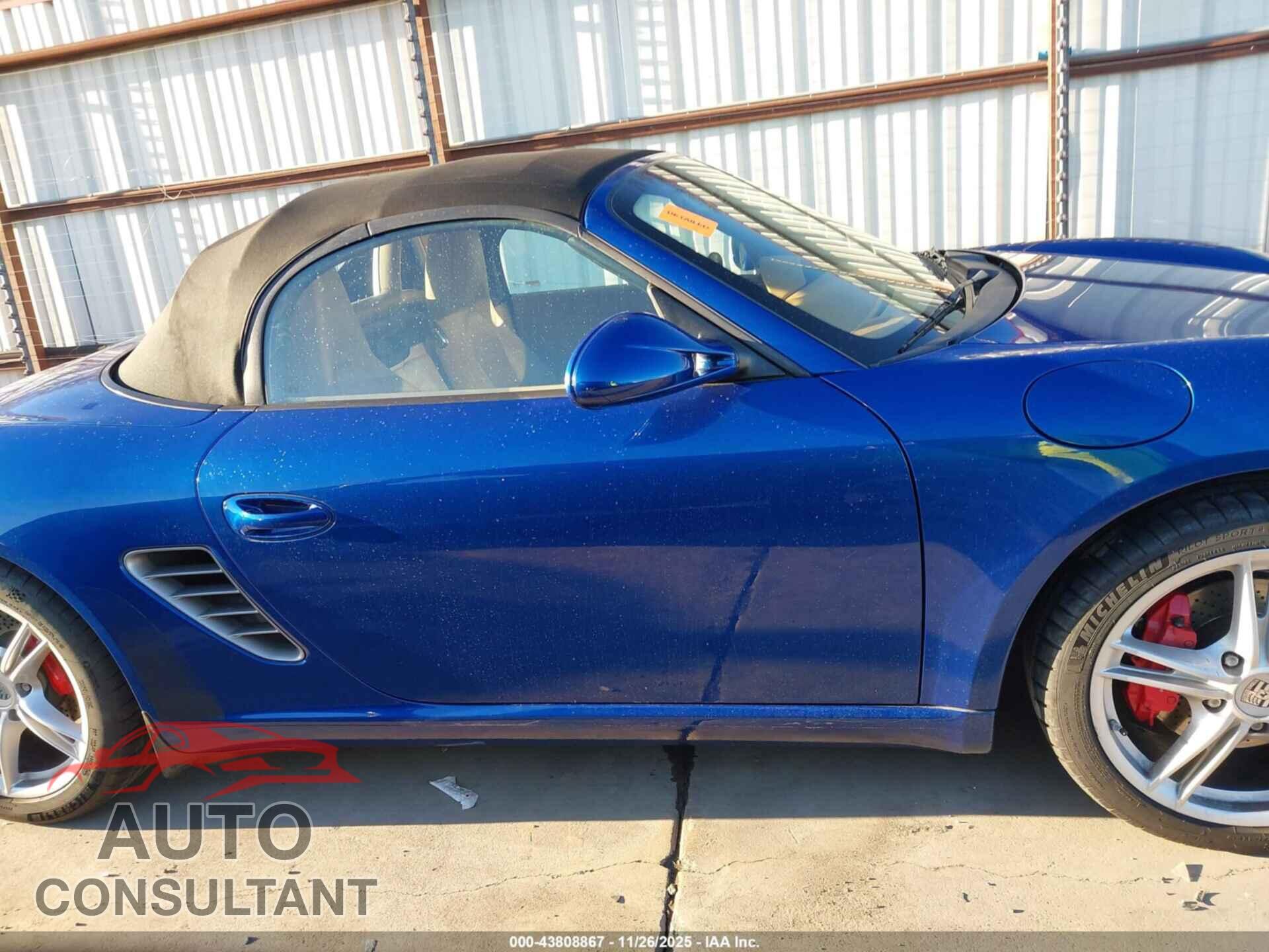 PORSCHE BOXSTER 2011 - WP0CB2A84BS730153