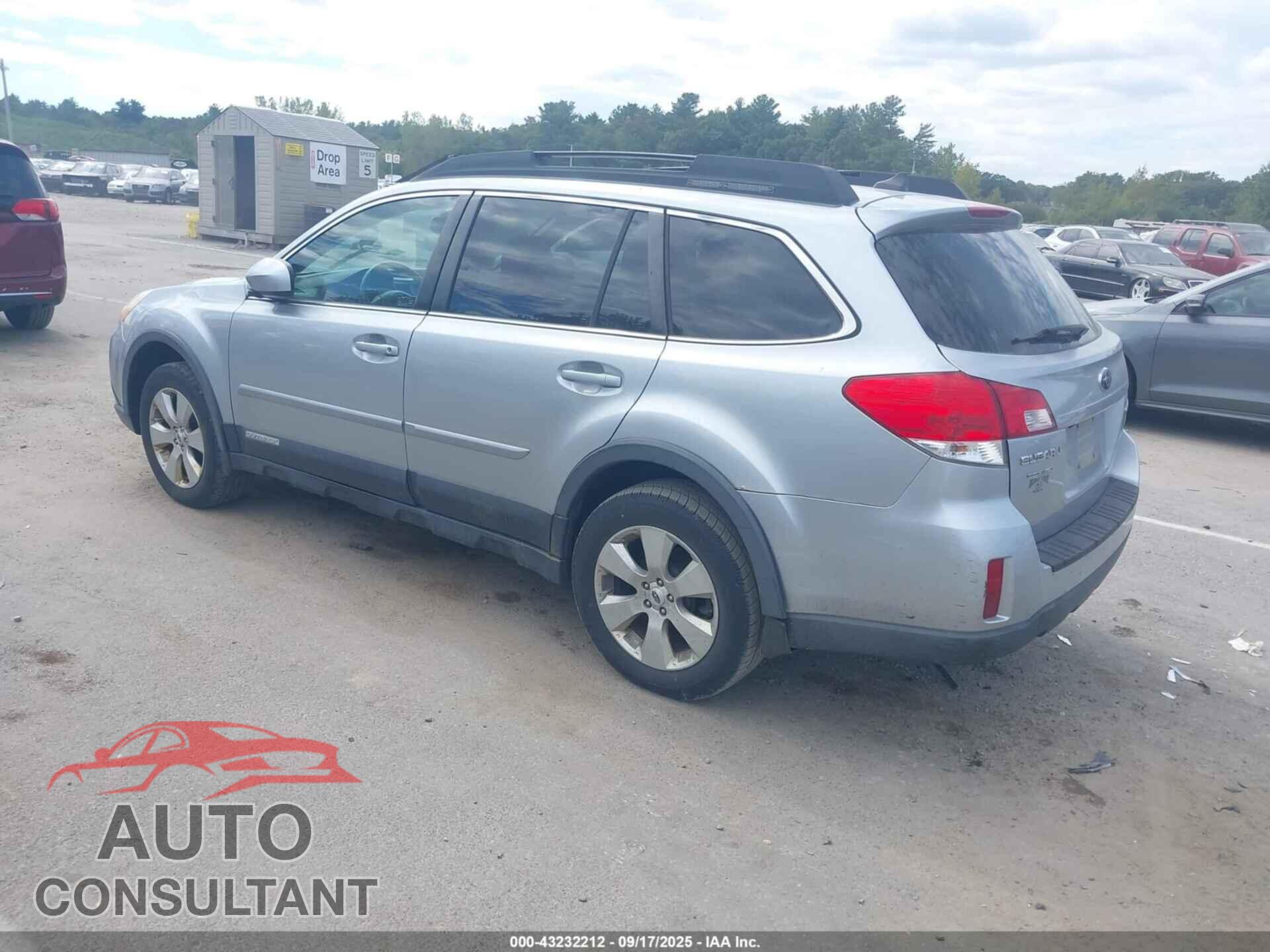 SUBARU OUTBACK 2012 - 4S4BRBLC2C3286402