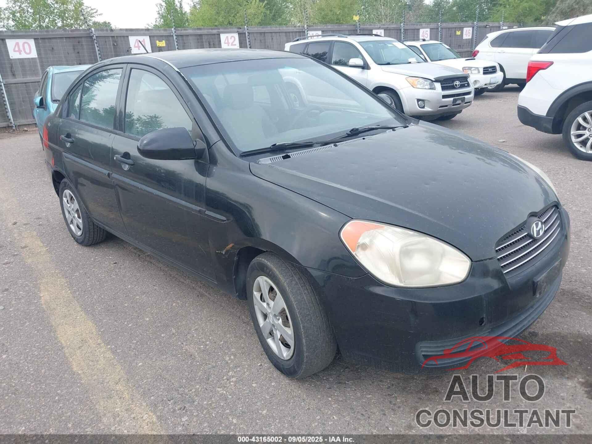 HYUNDAI ACCENT 2009 - KMHCN46C29U299371