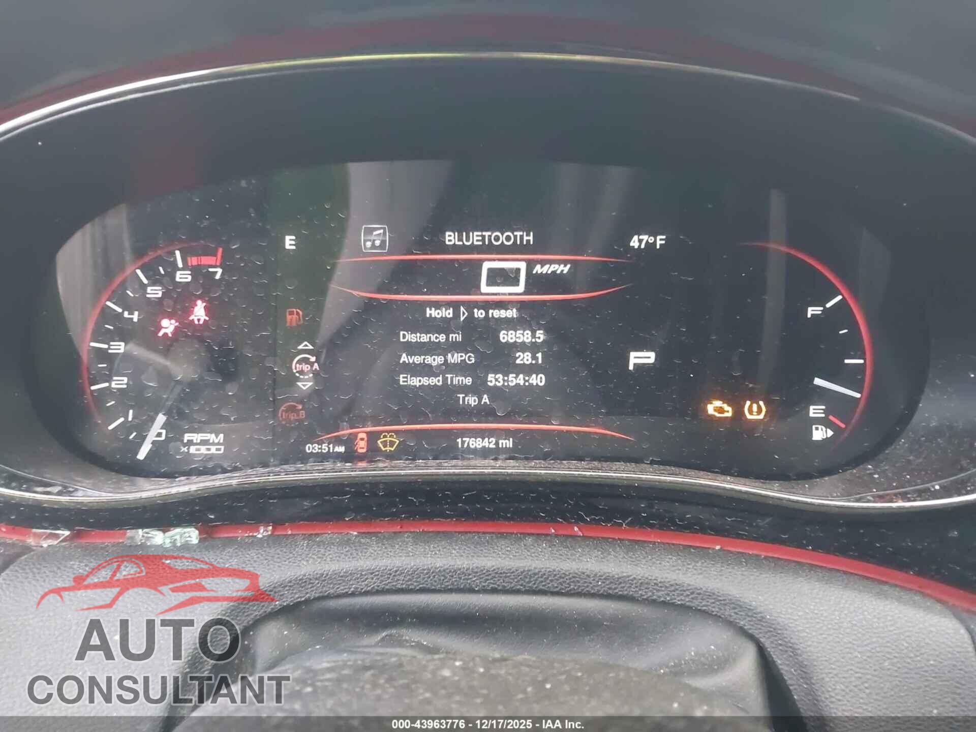 DODGE DART 2015 - 1C3CDFEB0FD282127