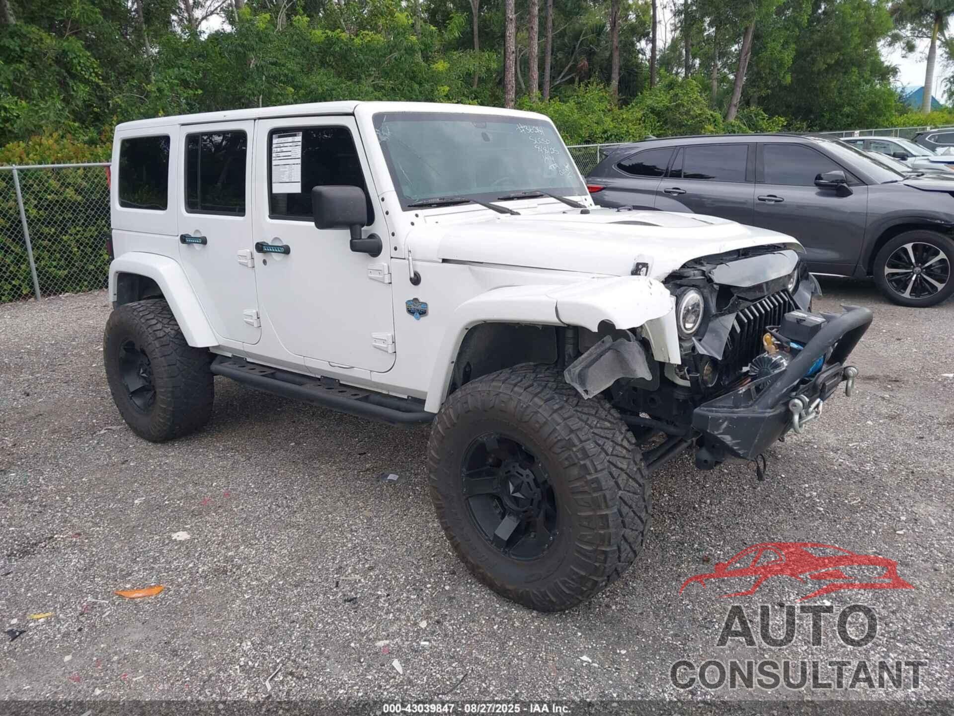 JEEP WRANGLER UNLIMITED 2012 - 1C4BJWEG6CL160613