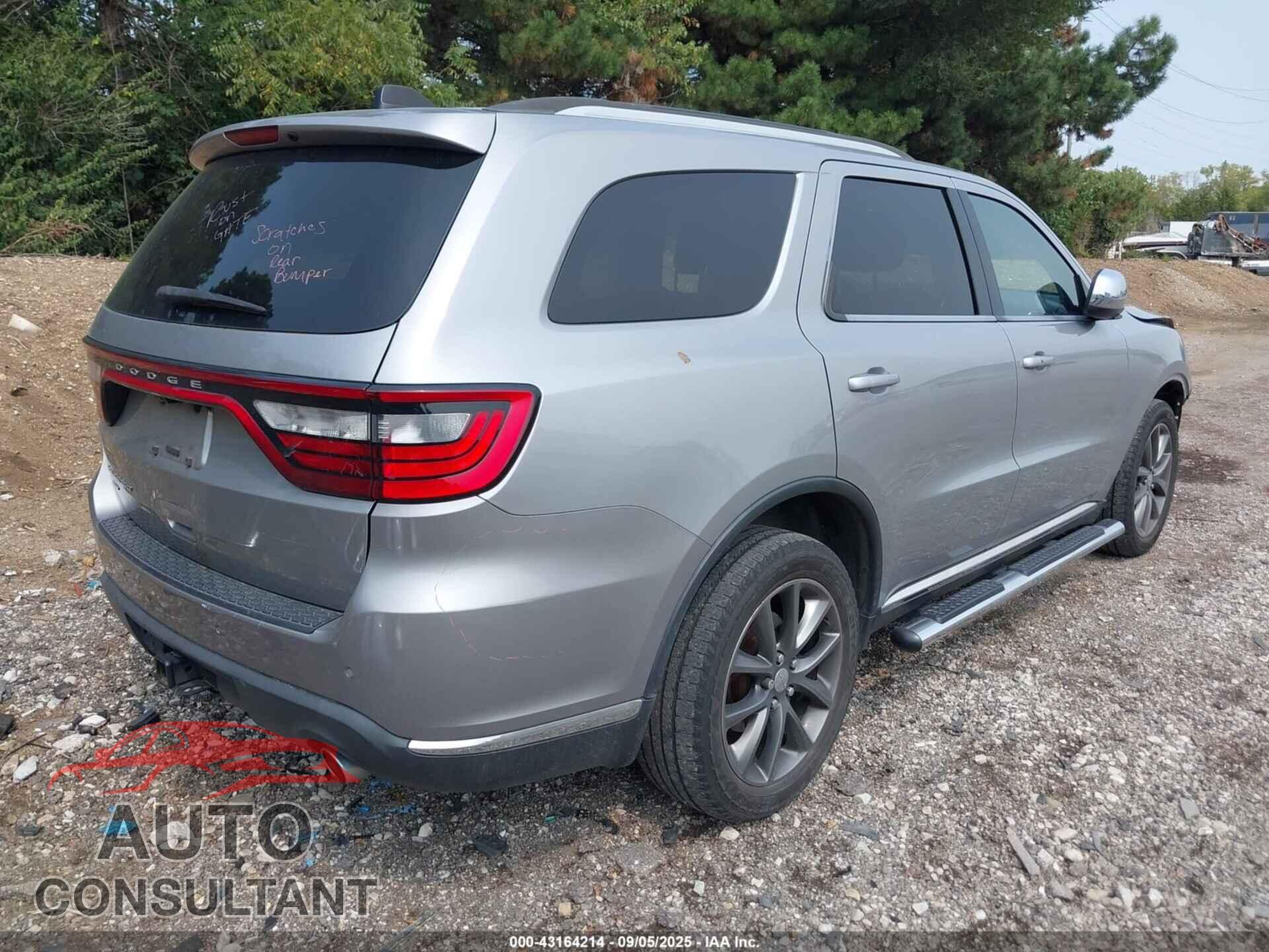 DODGE DURANGO 2015 - 1C4RDJAG5FC760610