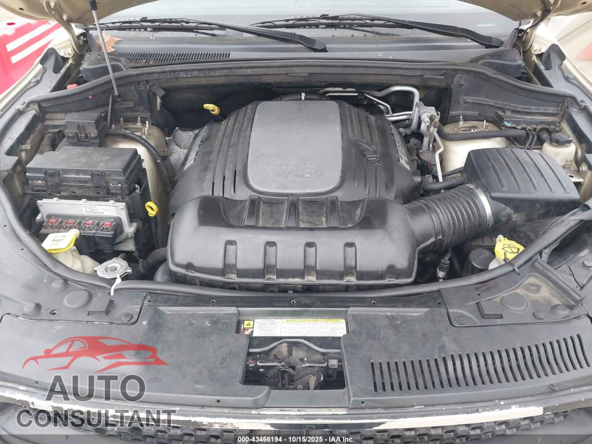 DODGE DURANGO 2011 - 1D4SE4GT2BC693319