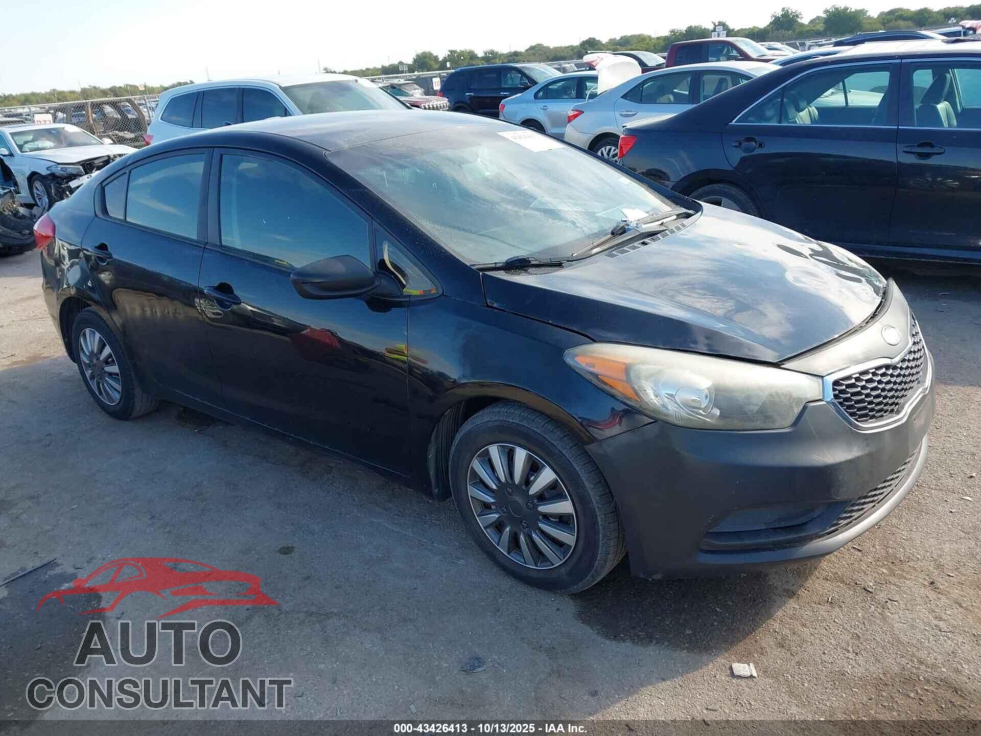 KIA FORTE 2014 - KNAFK4A60E5166881