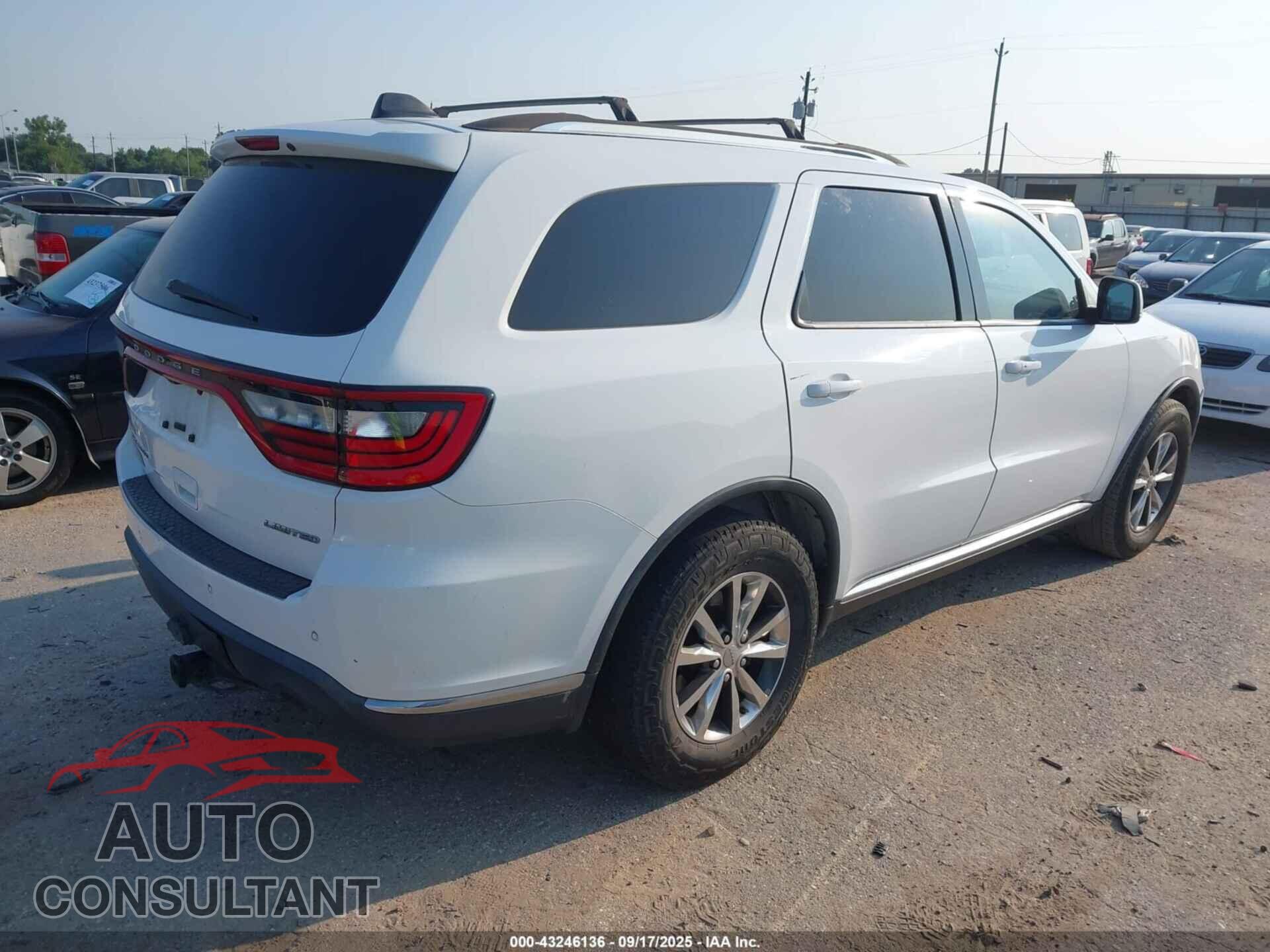 DODGE DURANGO 2016 - 1C4RDHDG7GC346380