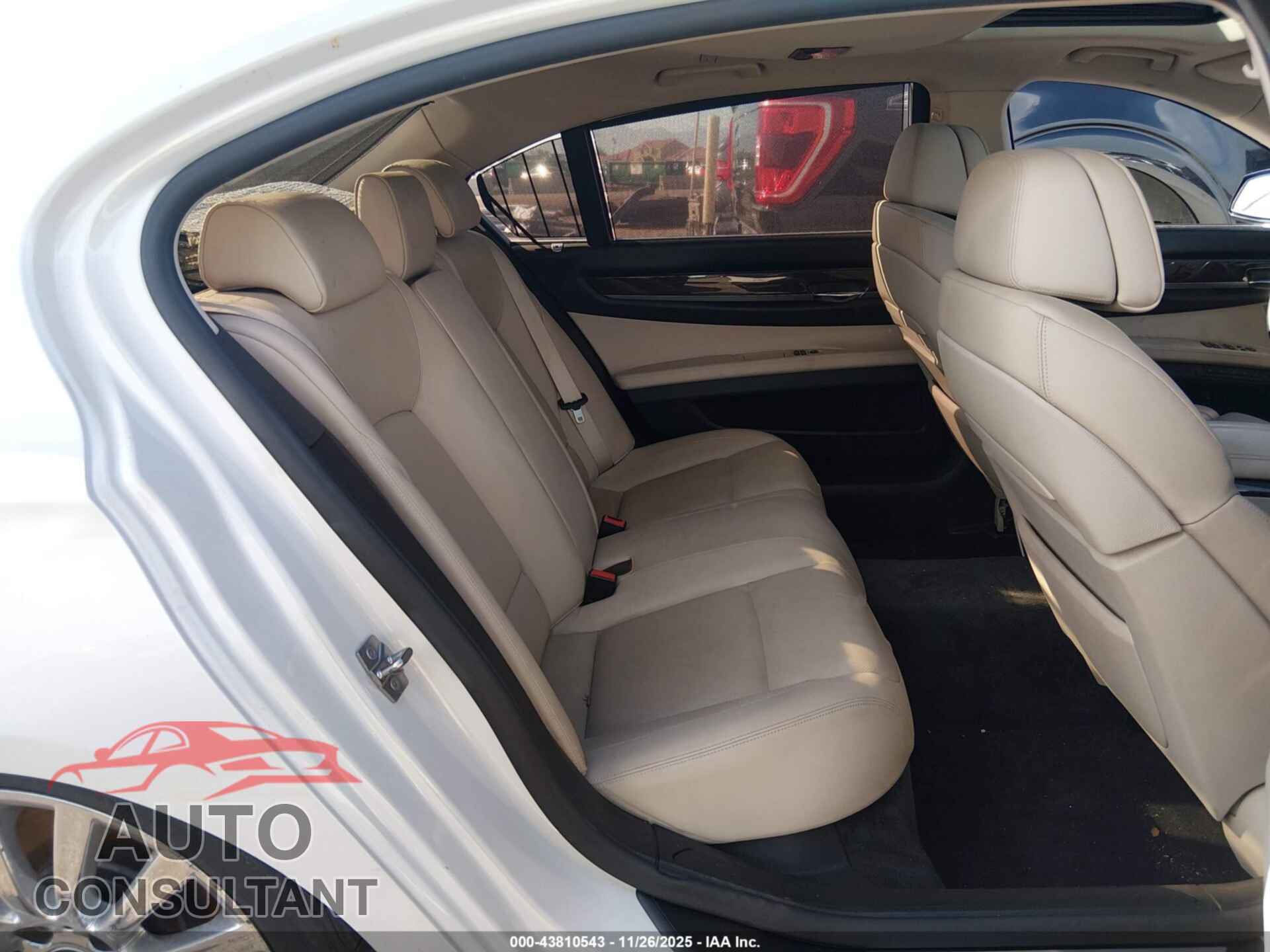 BMW 750LI 2010 - WBAKB8C52ACY62724