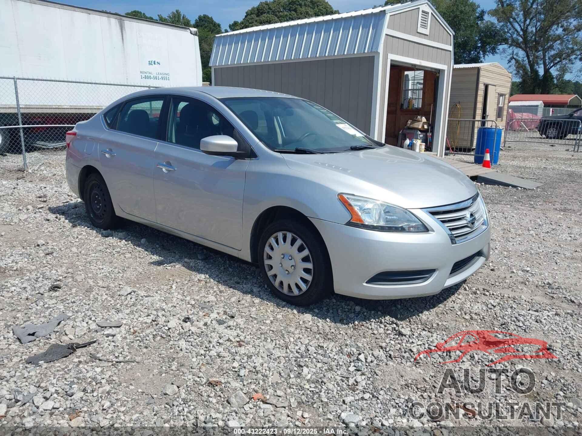 NISSAN SENTRA 2015 - 3N1AB7APXFY307633