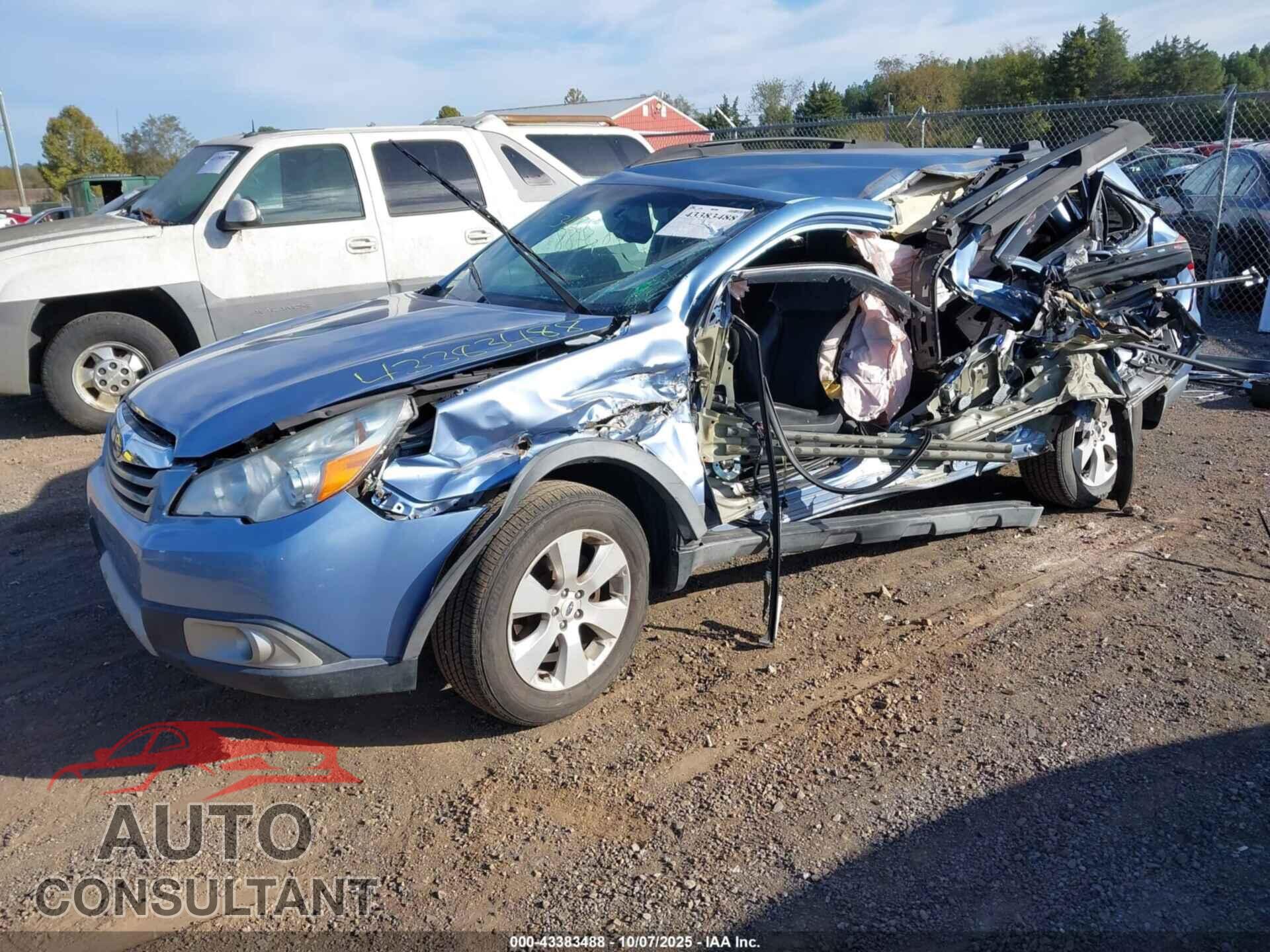 SUBARU OUTBACK 2011 - 4S4BRBJC8B3367986