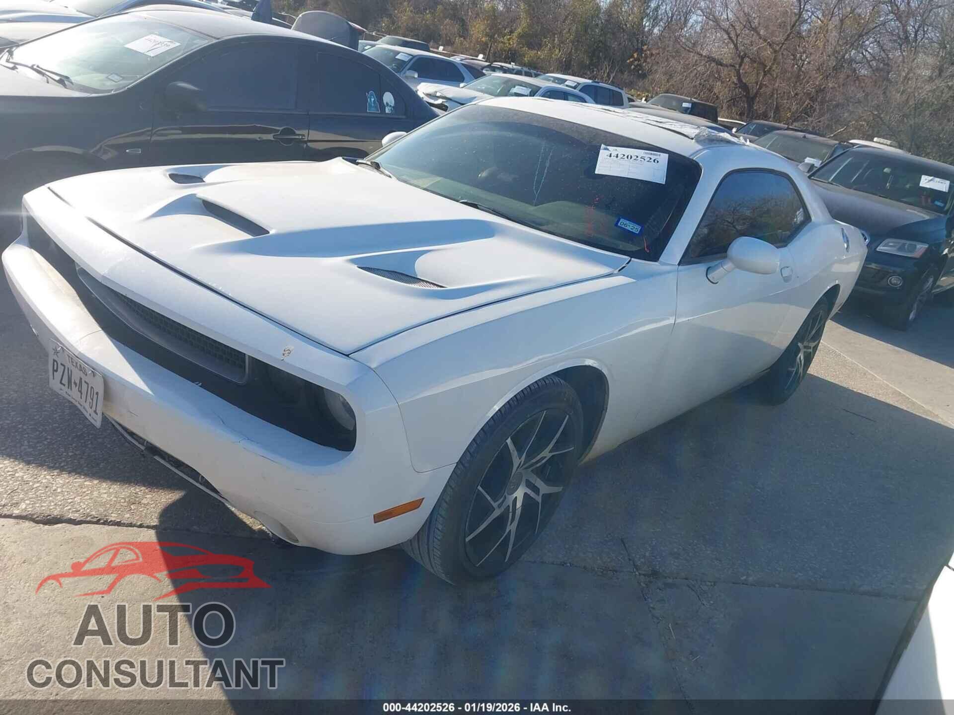 DODGE CHALLENGER 2013 - 2C3CDYAG1DH742392