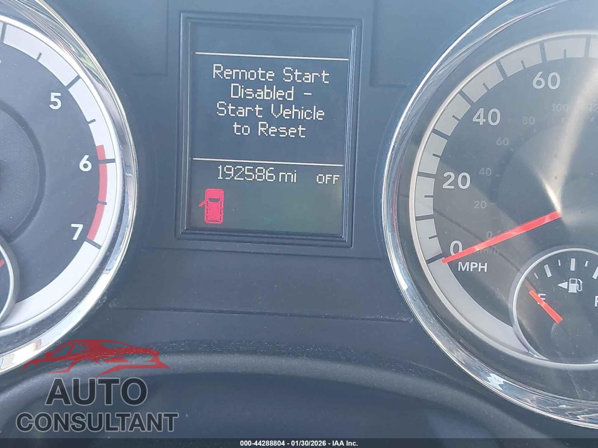 DODGE DURANGO 2011 - 1D4SD5GT7BC592768