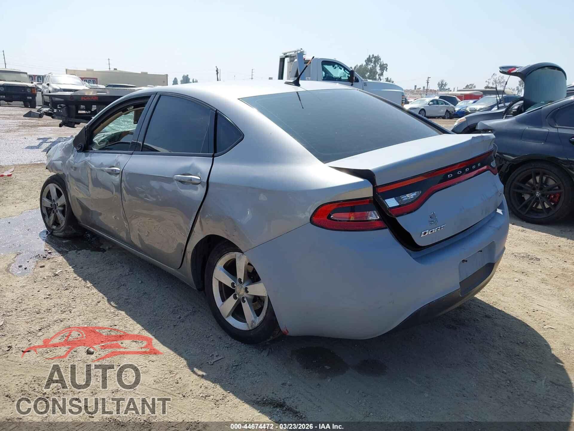 DODGE DART 2015 - 1C3CDFBB5FD158973