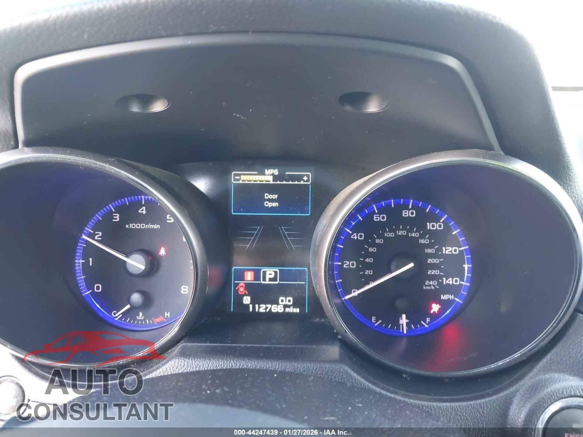 SUBARU OUTBACK 2016 - 4S4BSANC4G3305954