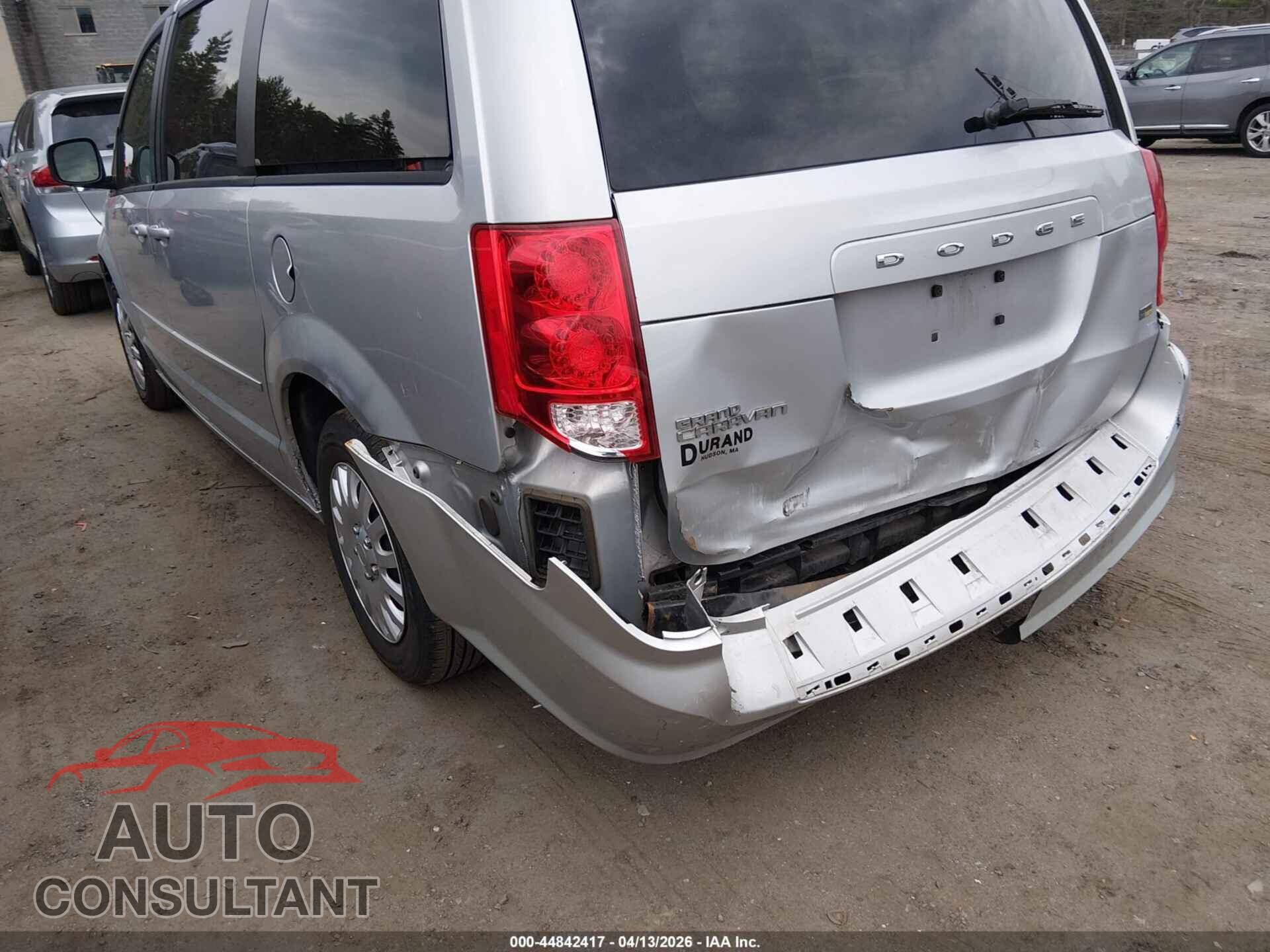 DODGE GRAND CARAVAN 2012 - 2C4RDGBG2CR347211