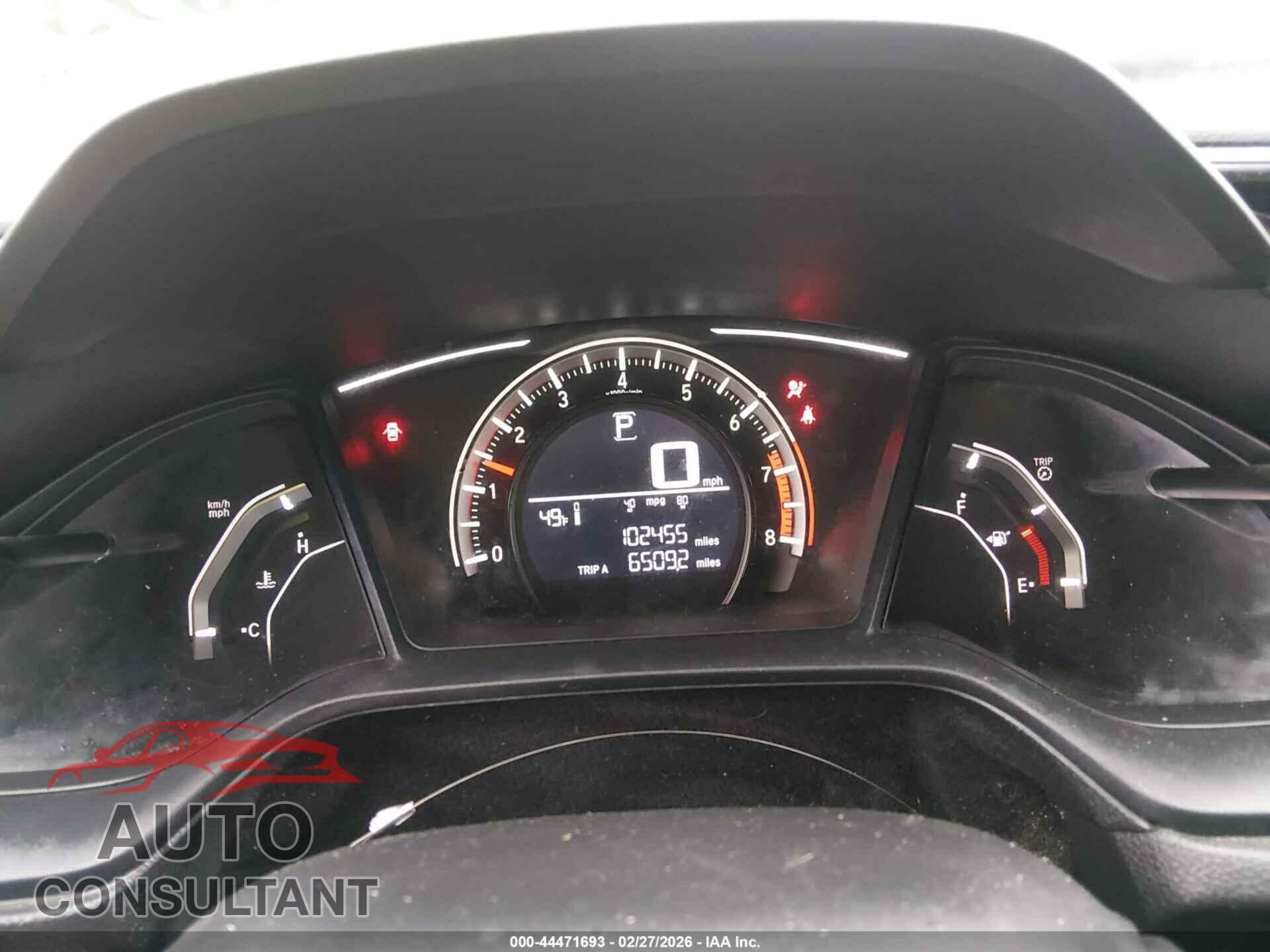 HONDA CIVIC 2017 - 2HGFC2F55HH515908