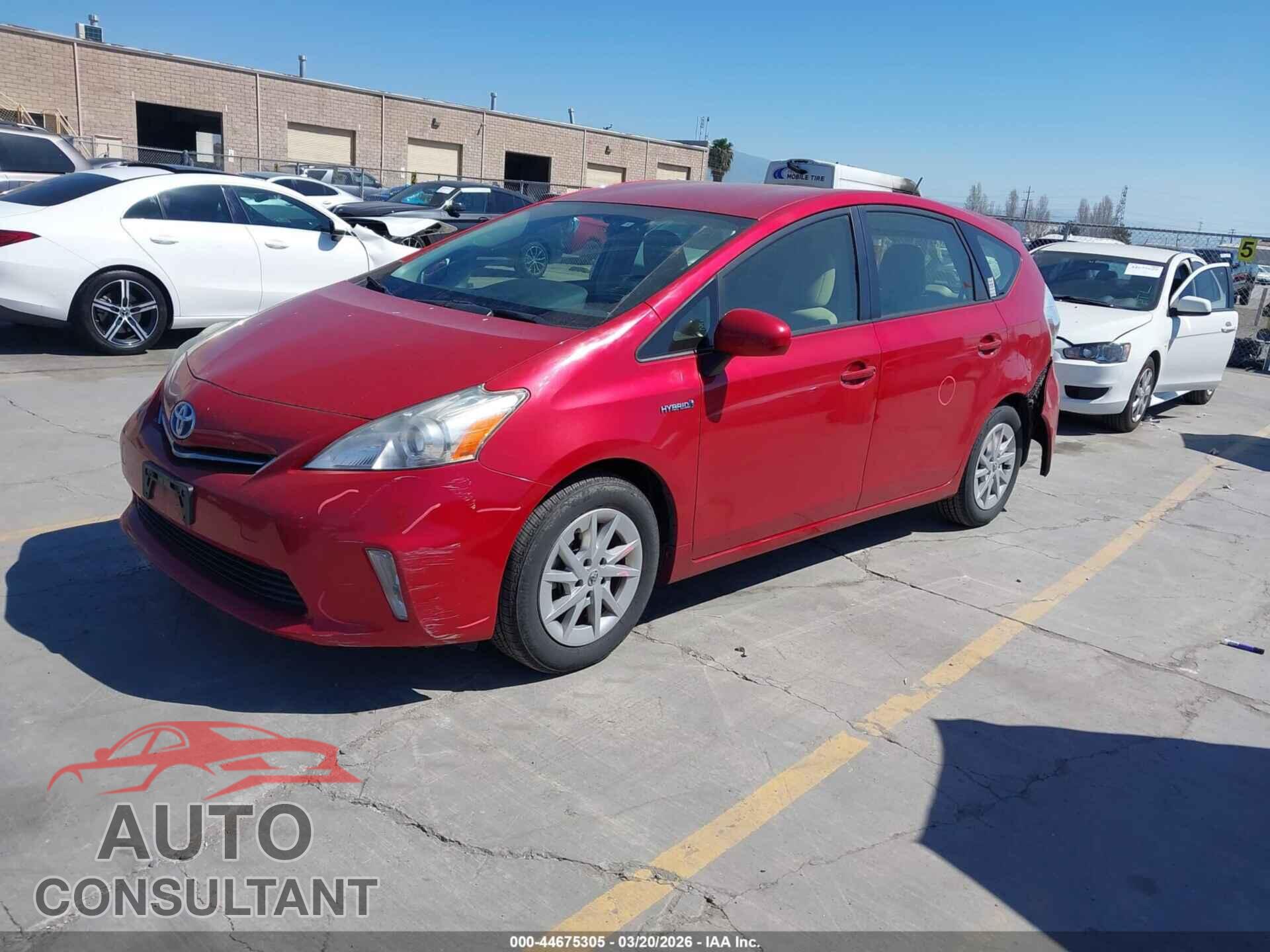 TOYOTA PRIUS V 2014 - JTDZN3EU4E3335449