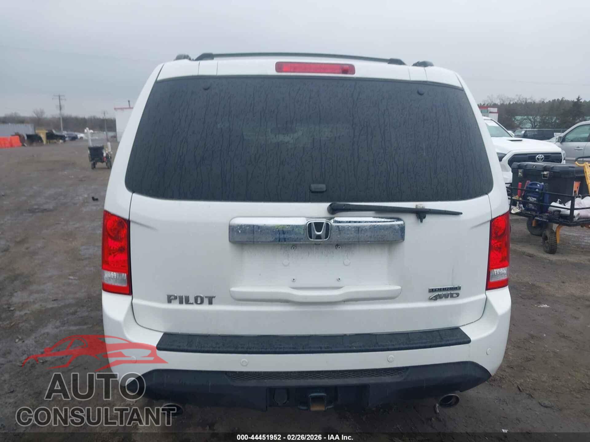 HONDA PILOT 2012 - 5FNYF4H99CB055399