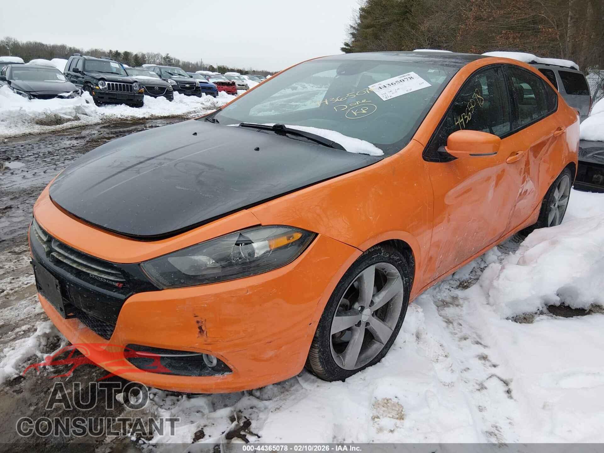 DODGE DART 2014 - 1C3CDFEB2ED703084