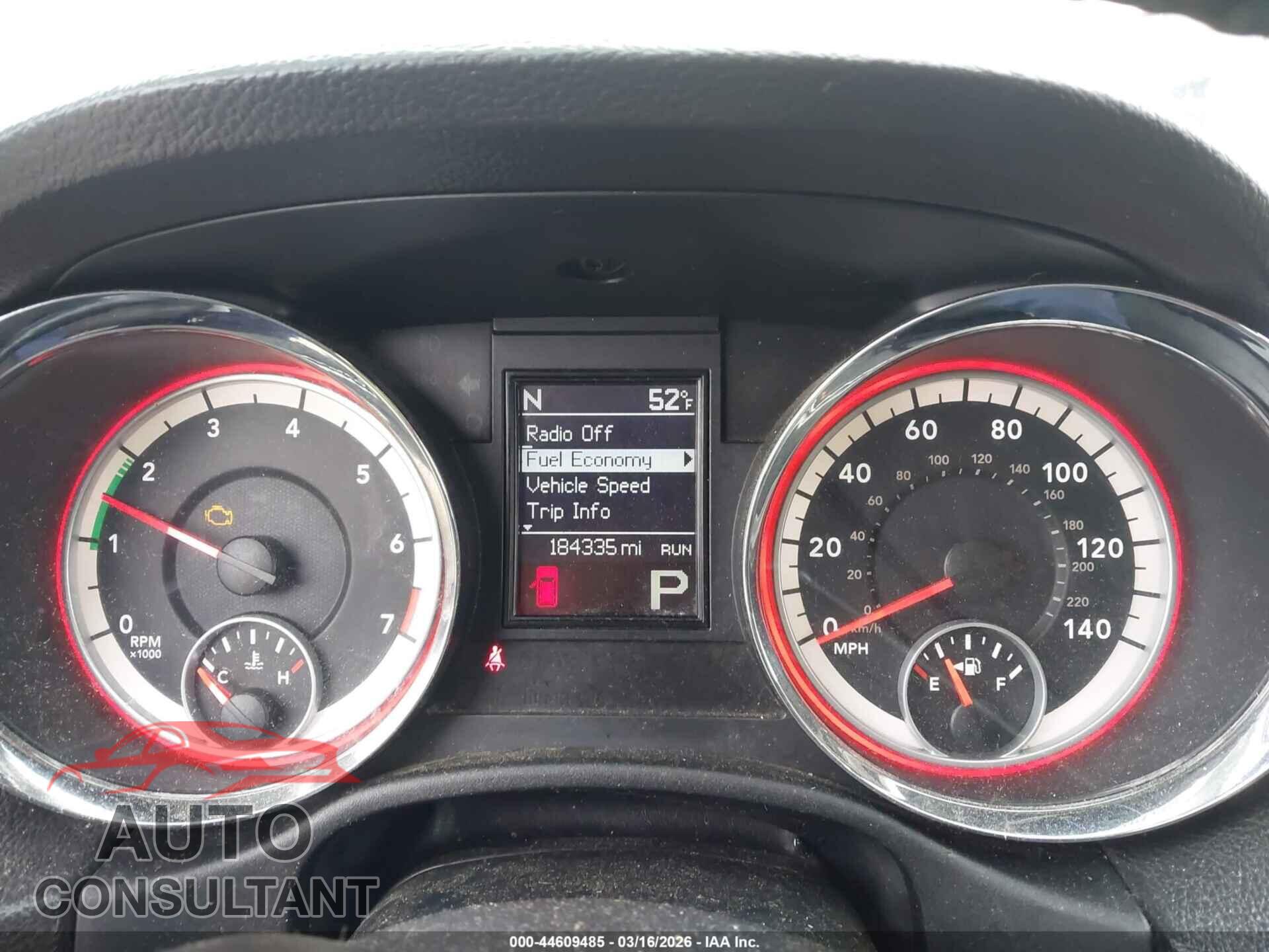 DODGE DURANGO 2013 - 1C4RDHAG8DC679218