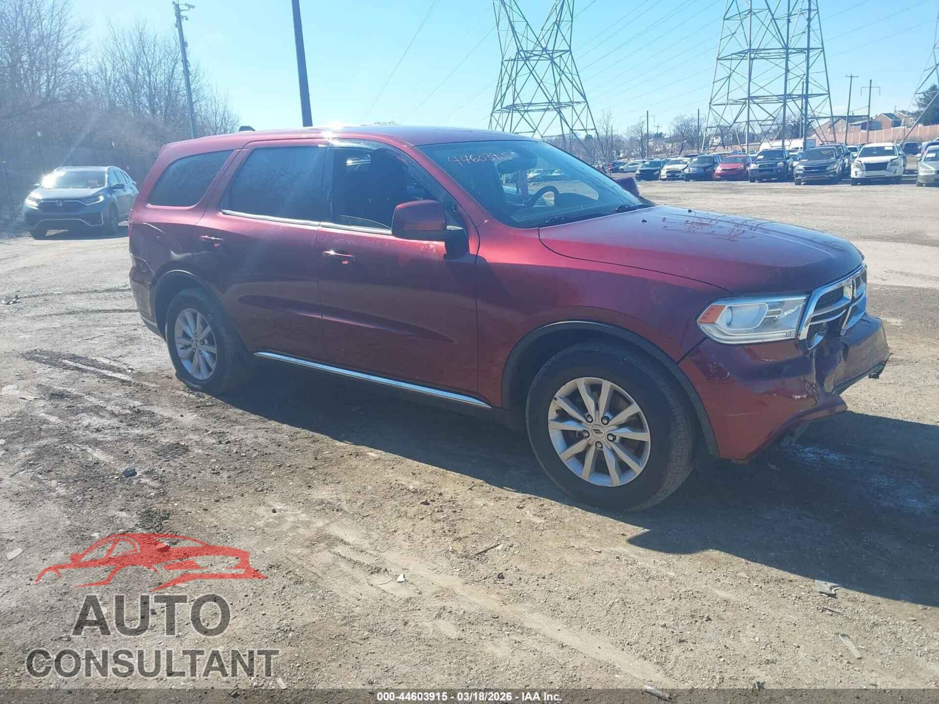 DODGE DURANGO 2019 - 1C4RDHAG2KC604334