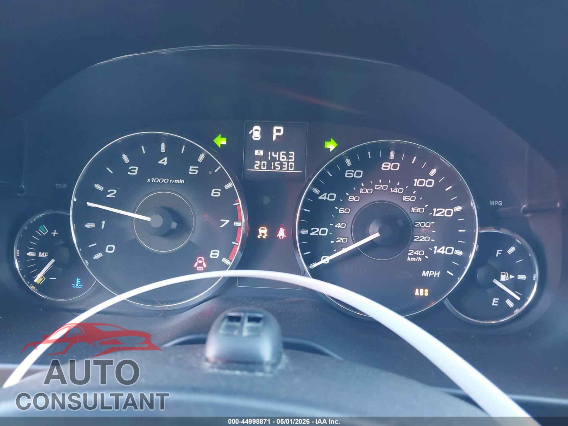 SUBARU OUTBACK 2011 - 4S4BRBGC1B3311072