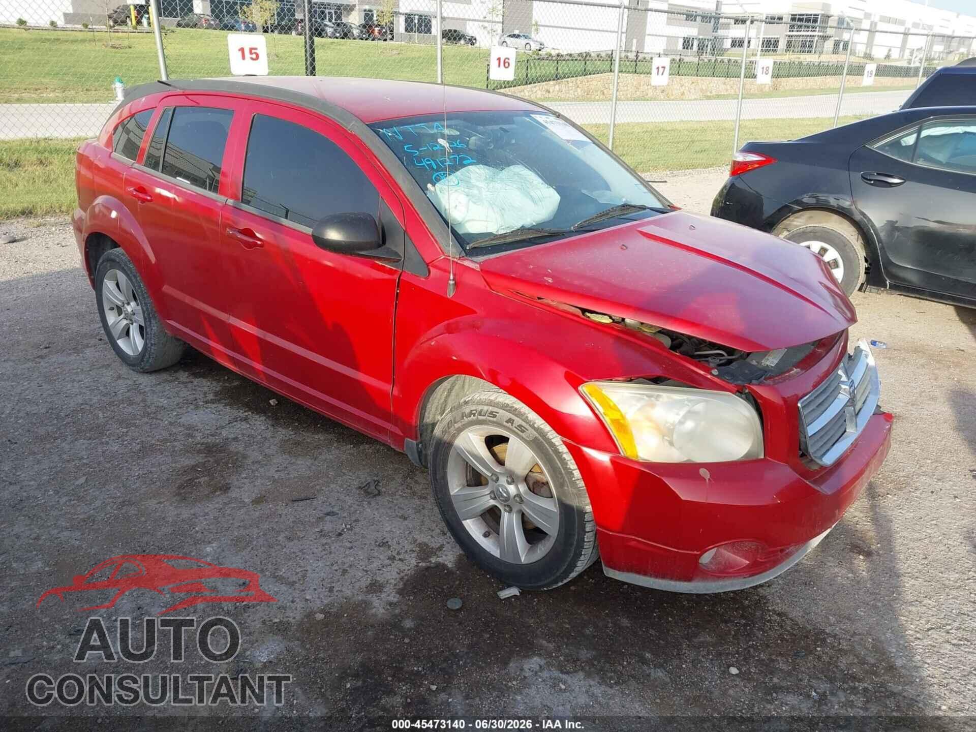DODGE CALIBER 2012 - 1C3CDWDA6CD529350