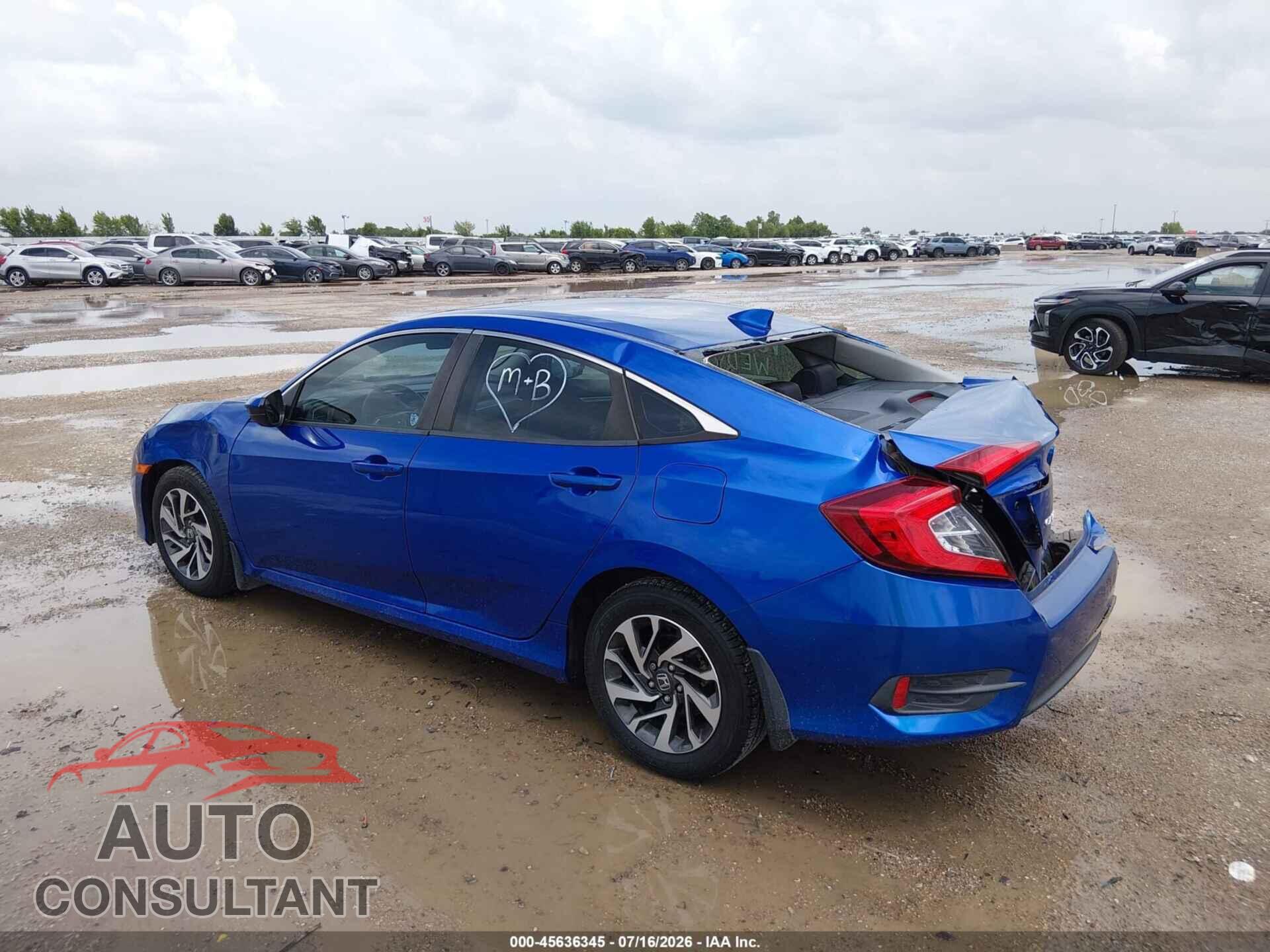 HONDA CIVIC 2017 - 19XFC2F70HE055701