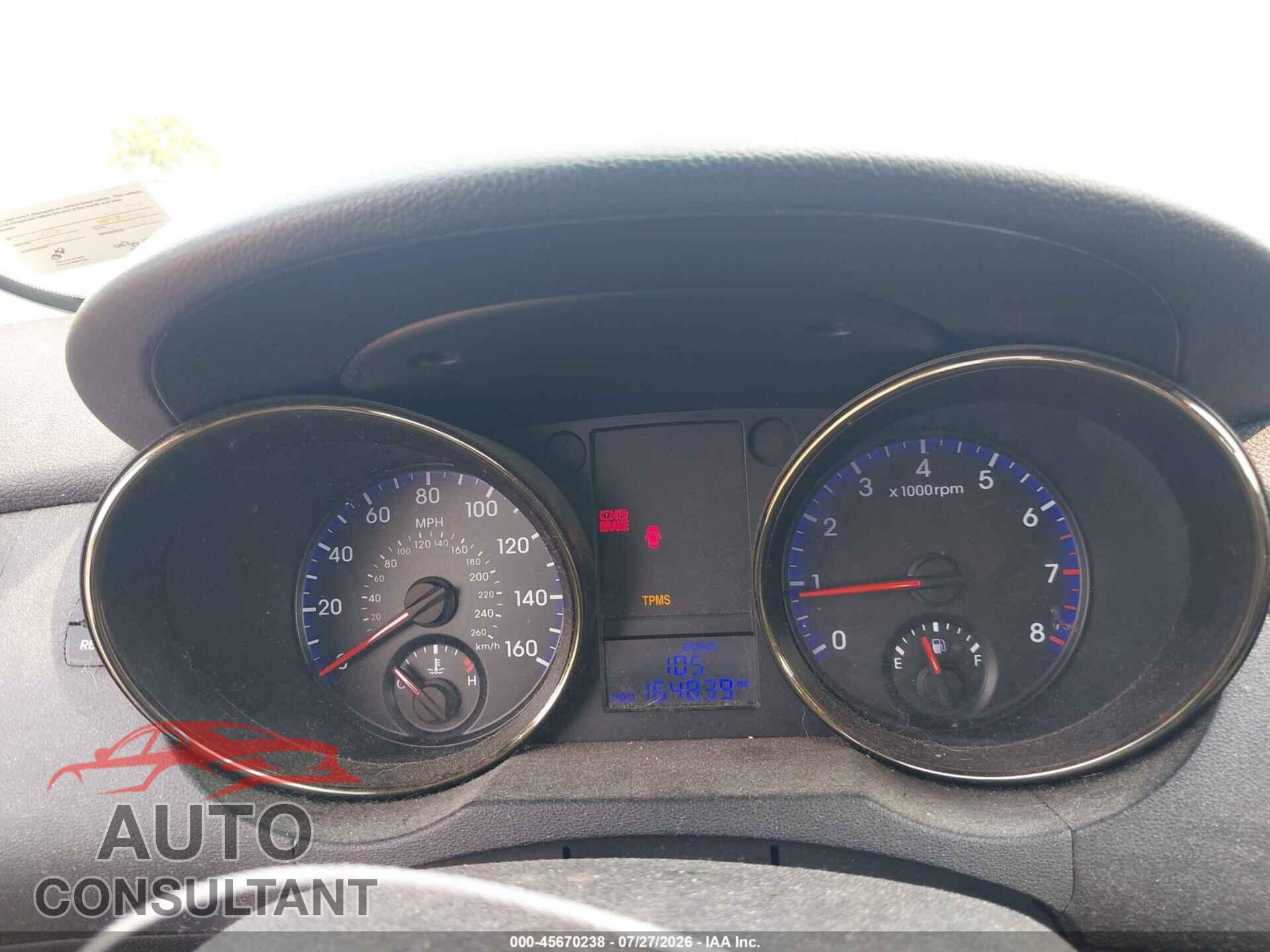 HYUNDAI GENESIS 2012 - KMHHT6KD5CU074214