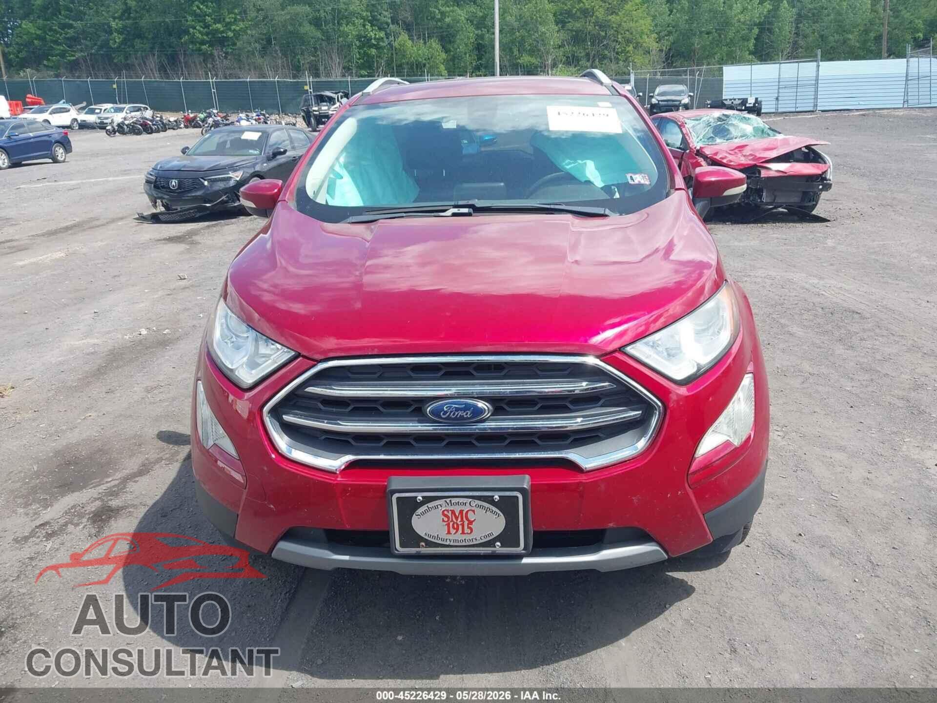 FORD ECOSPORT 2020 - MAJ6S3KL1LC377183