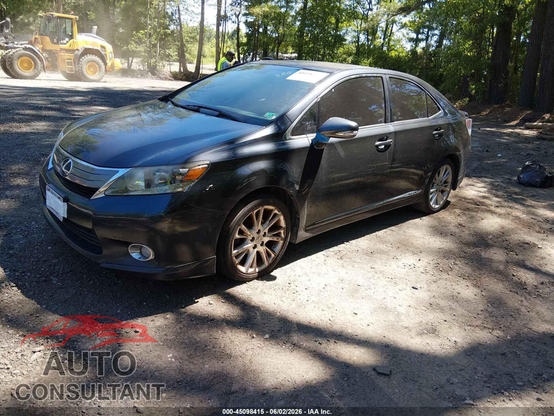 LEXUS HS 250H 2010 - JTHBB1BA7A2014609