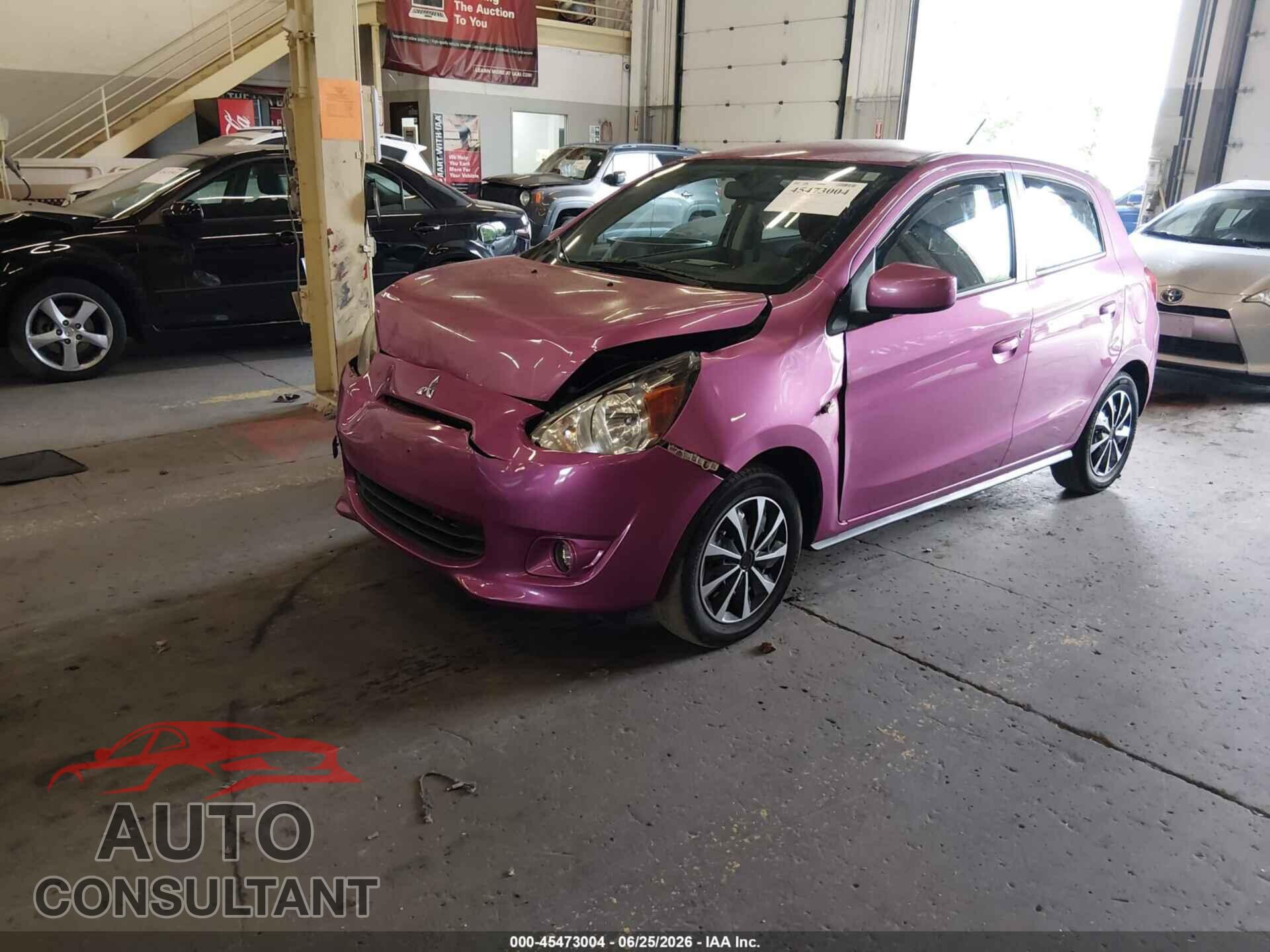 MITSUBISHI MIRAGE 2015 - ML32A3HJ3FH035505