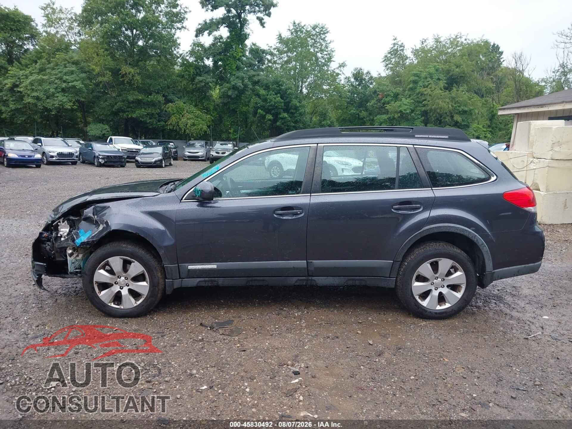 SUBARU OUTBACK 2012 - 4S4BRBAC0C3278043