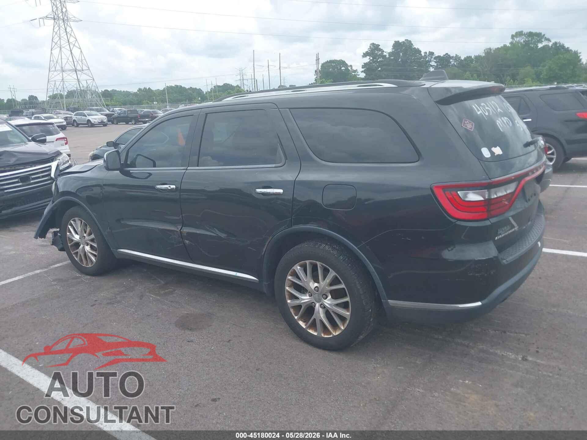 DODGE DURANGO 2016 - 1C4RDHAGXGC403112