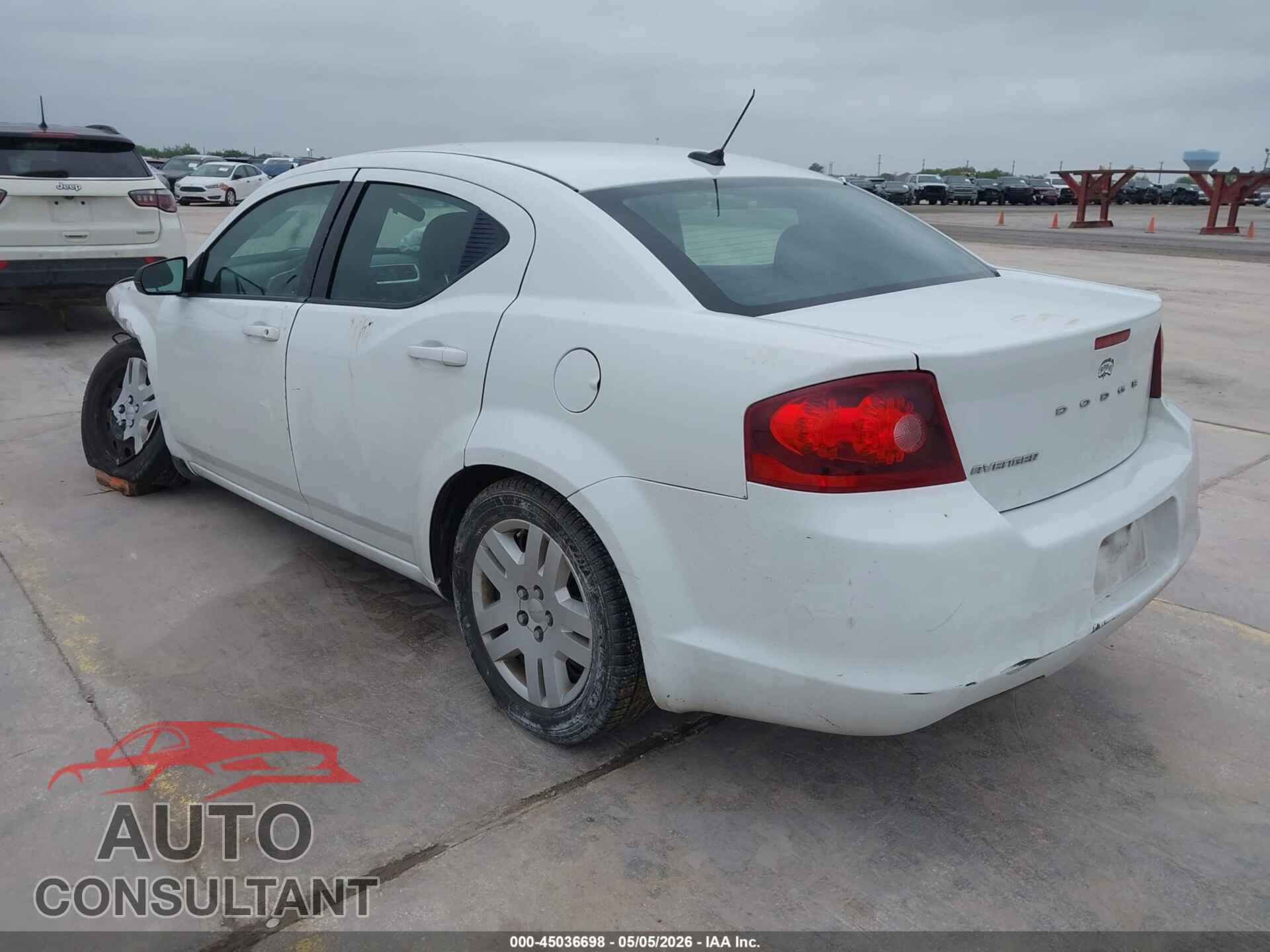 DODGE AVENGER 2013 - 1C3CDZAB2DN752110