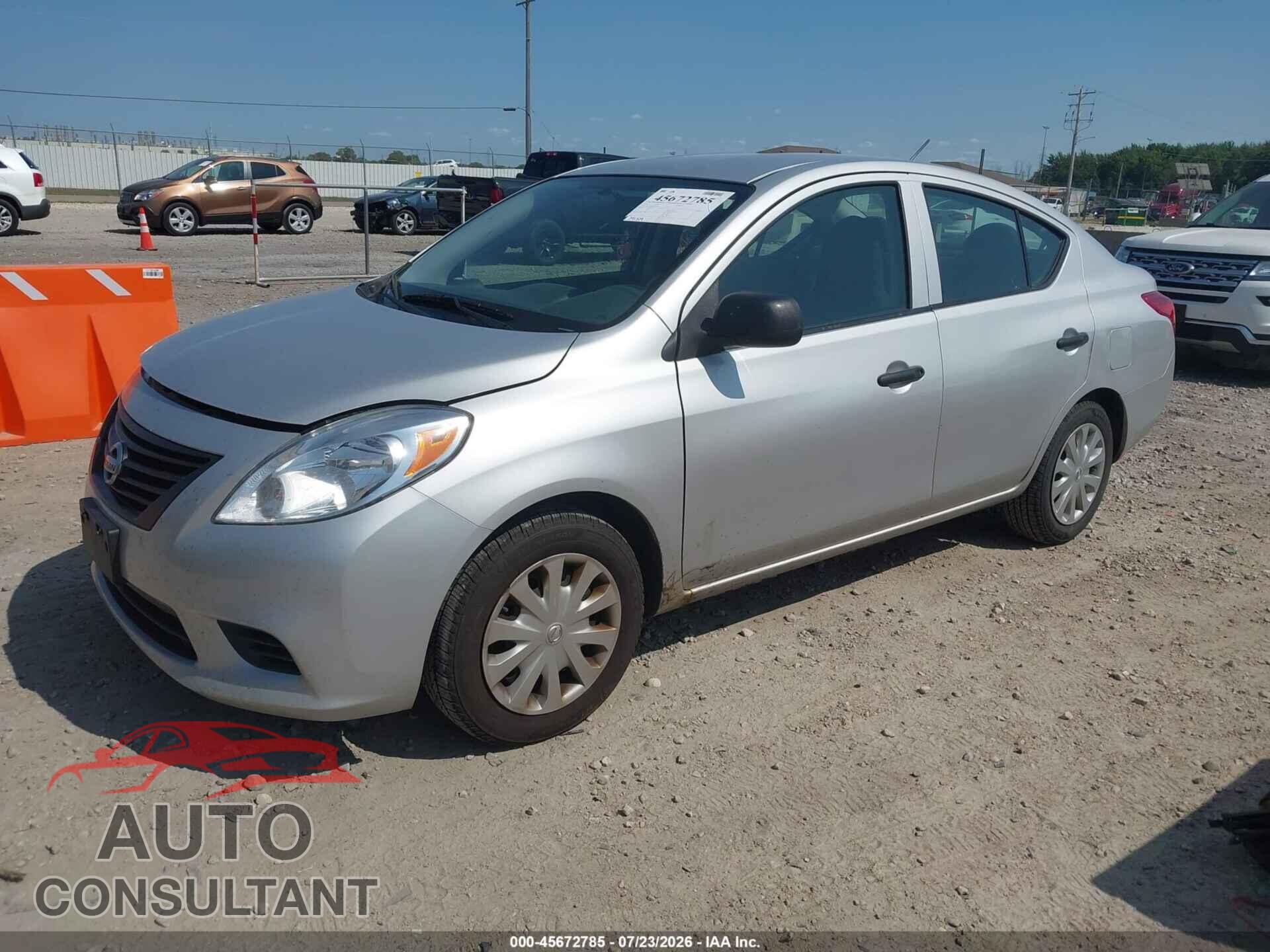 NISSAN VERSA 2014 - 3N1CN7AP8EL856419