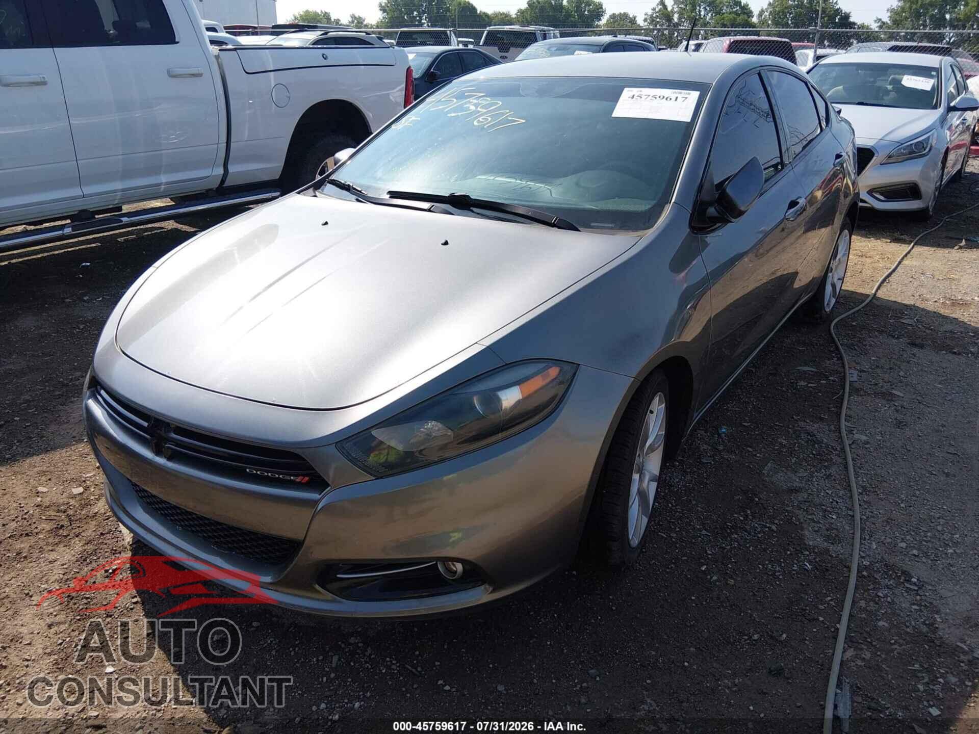 DODGE DART 2013 - 1C3CDFBA6DD345949
