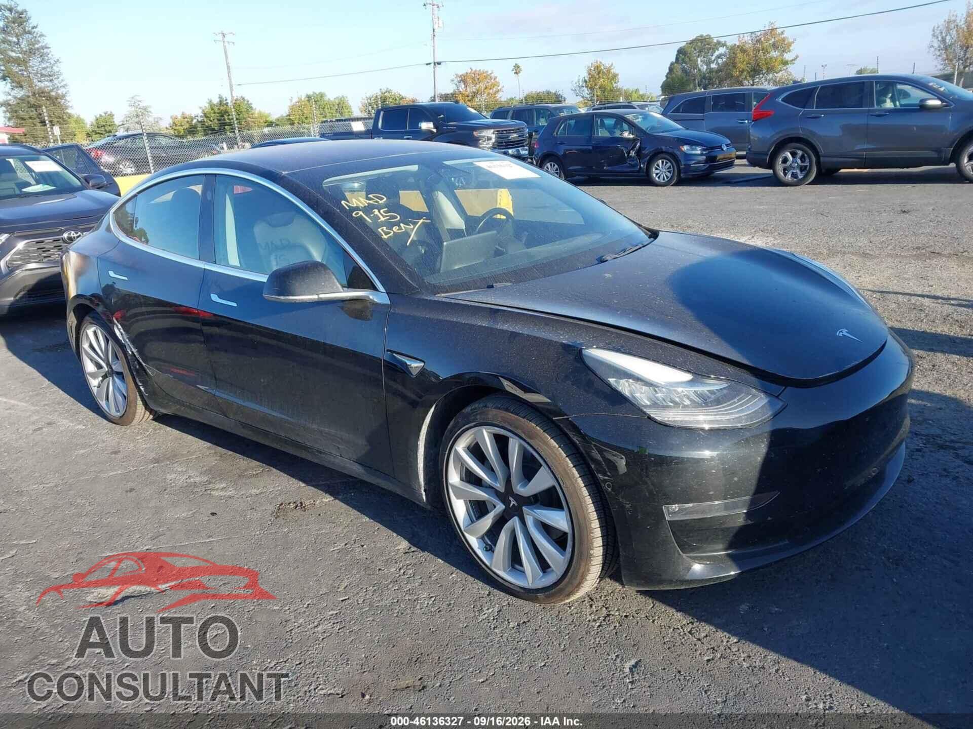 TESLA MODEL 3 2018 - 5YJ3E1EA5JF037036