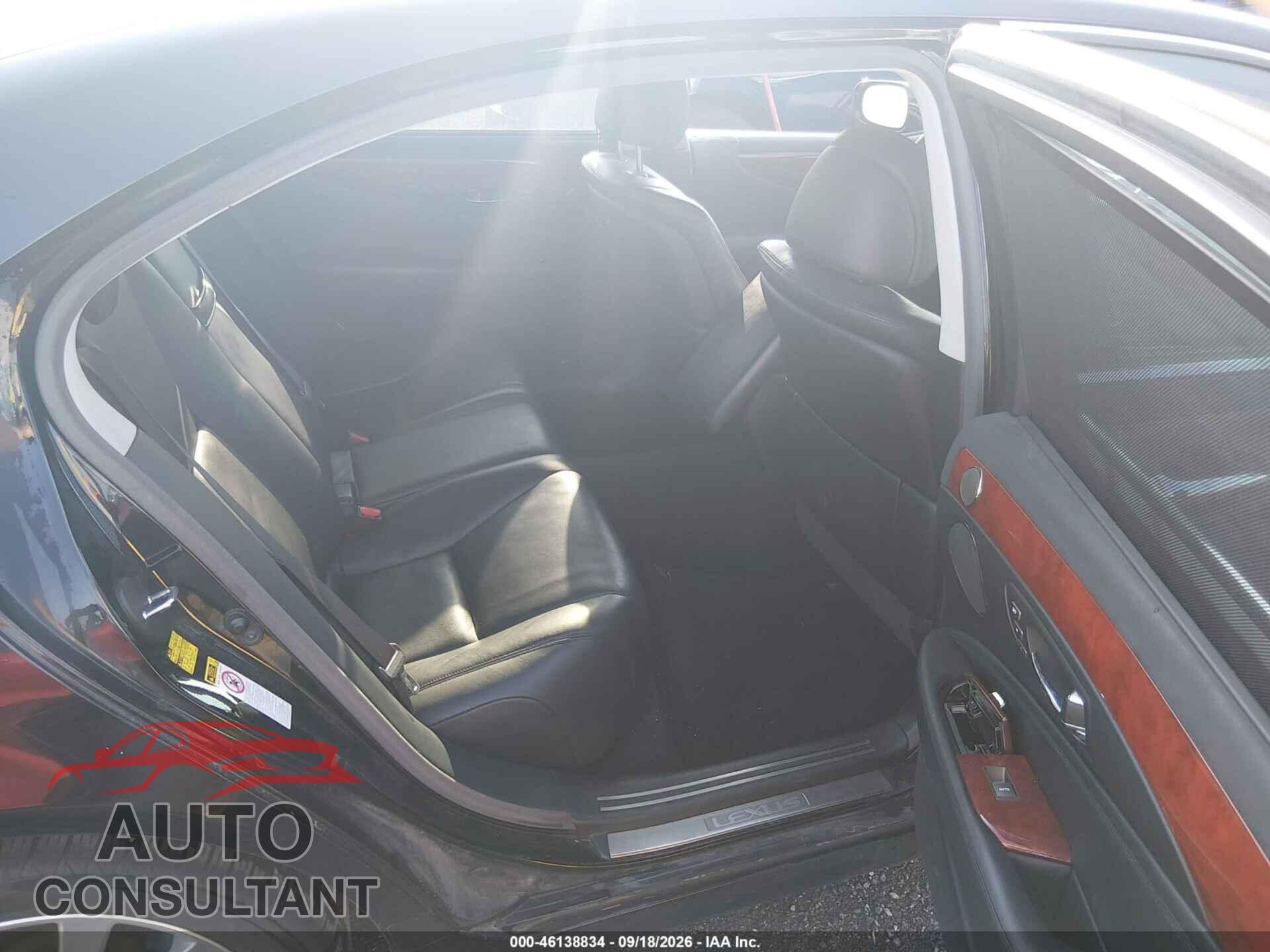 LEXUS LS 460 2012 - JTHDL1EFXC5004820