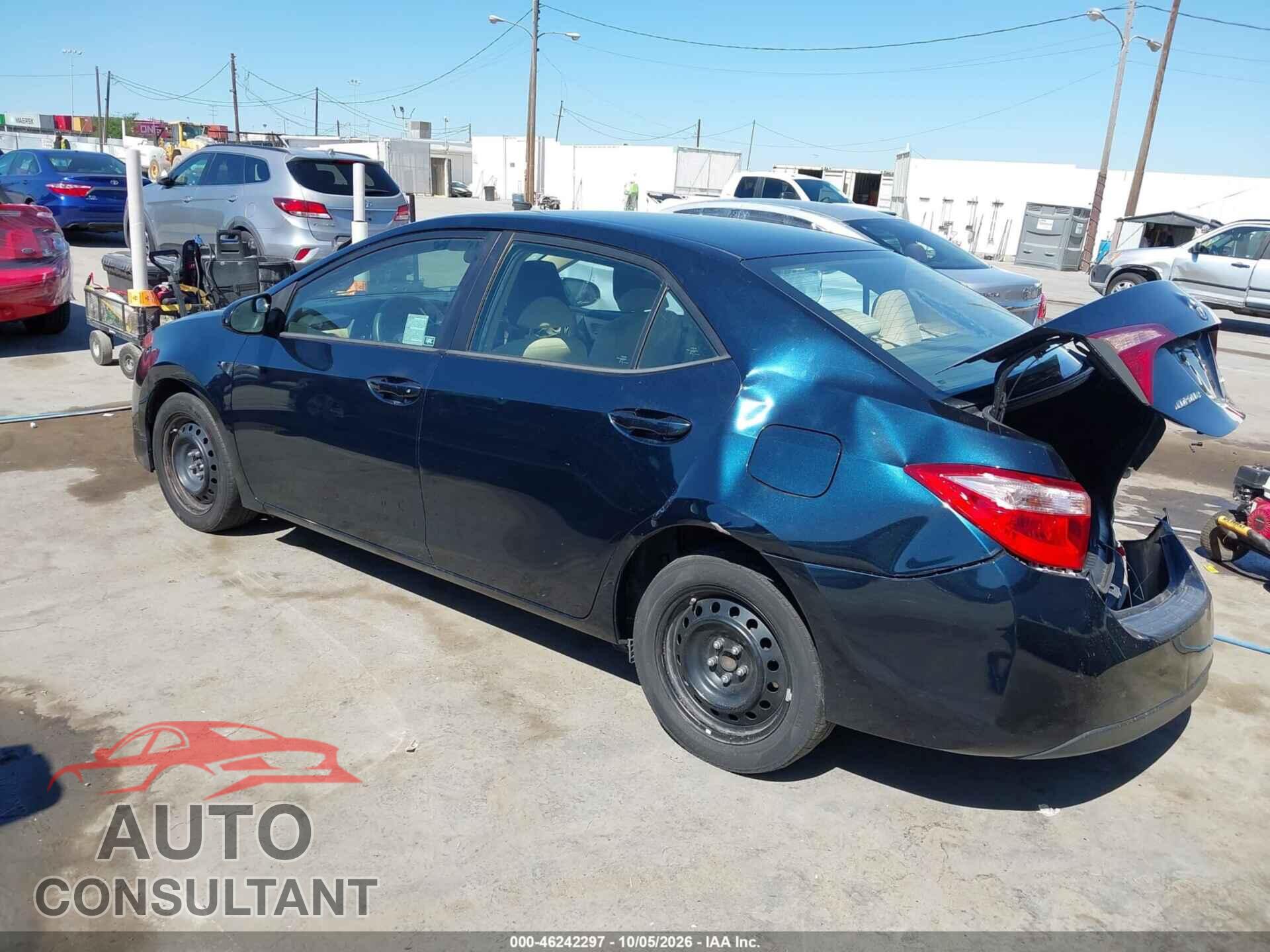 TOYOTA COROLLA 2017 - 5YFBURHE8HP715417