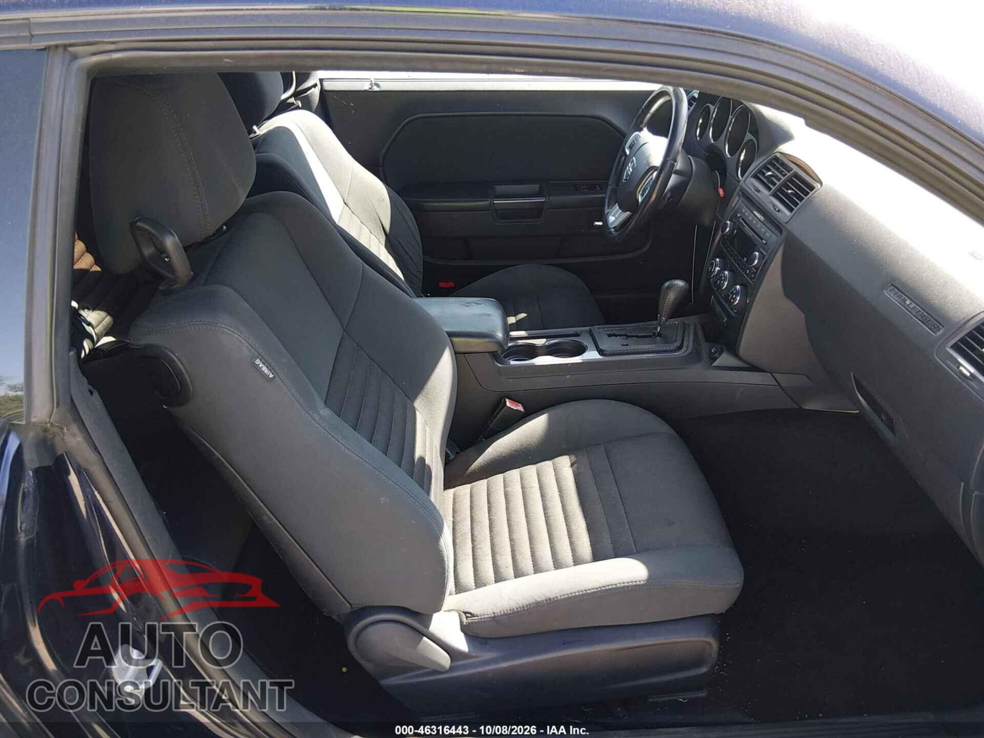 DODGE CHALLENGER 2012 - 2C3CDYAG4CH275418