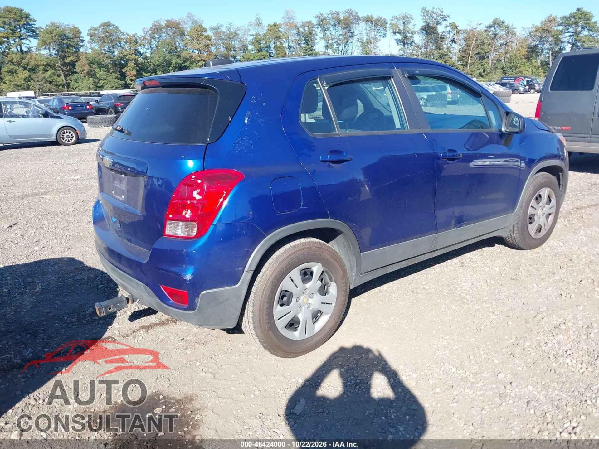 CHEVROLET TRAX 2017 - 3GNCJKSB3HL172887