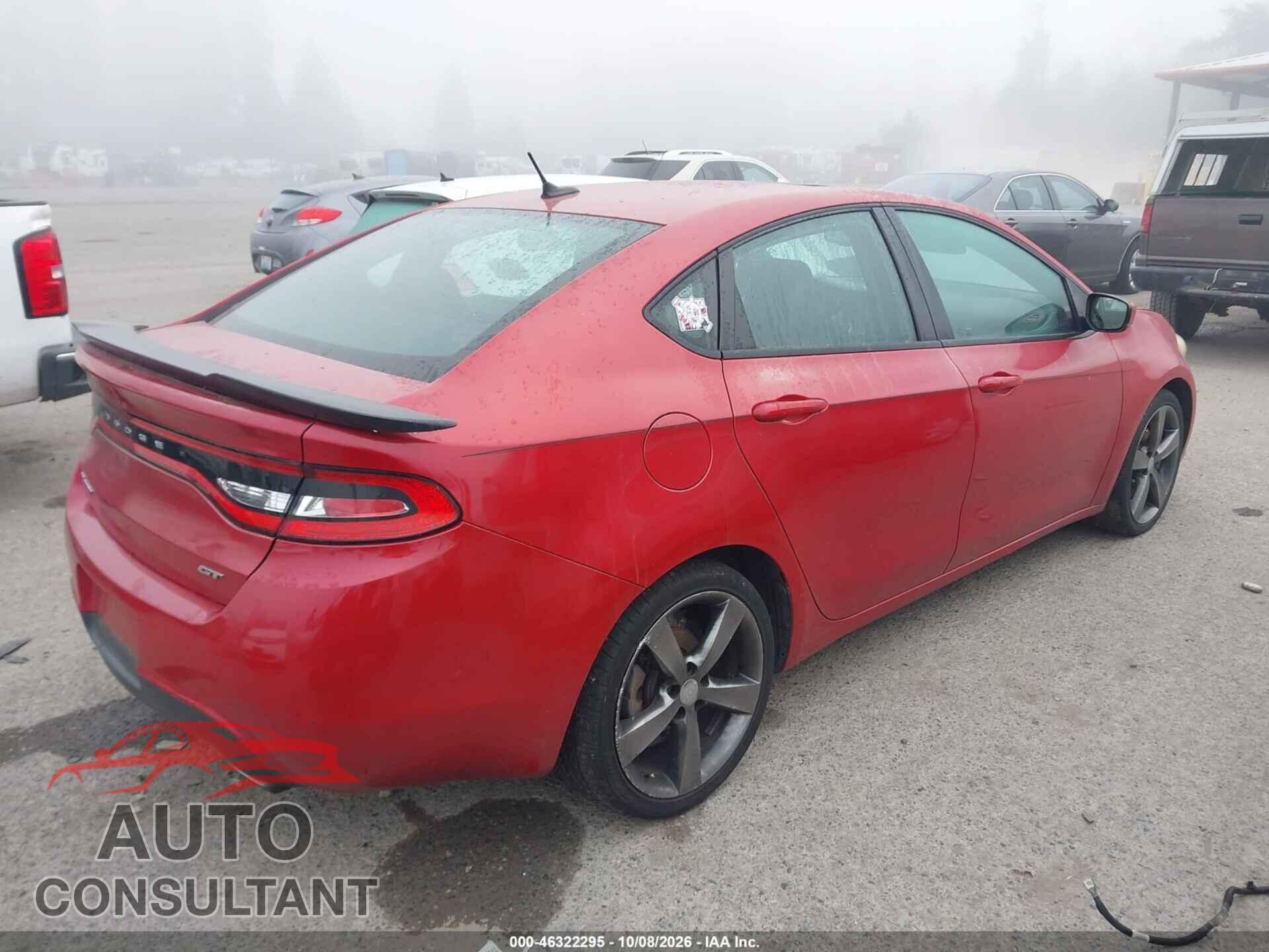 DODGE DART 2015 - 1C3CDFEBXFD302013