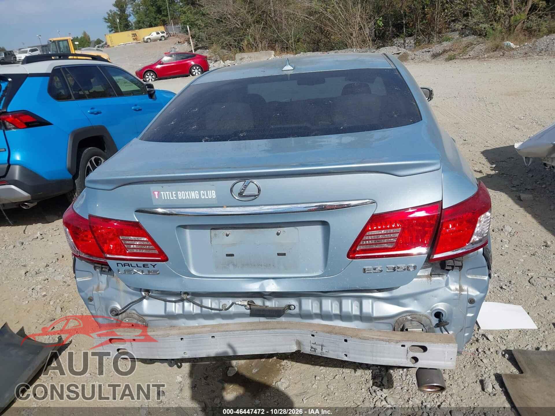 LEXUS ES 350 2010 - JTHBK1EG5A2353613