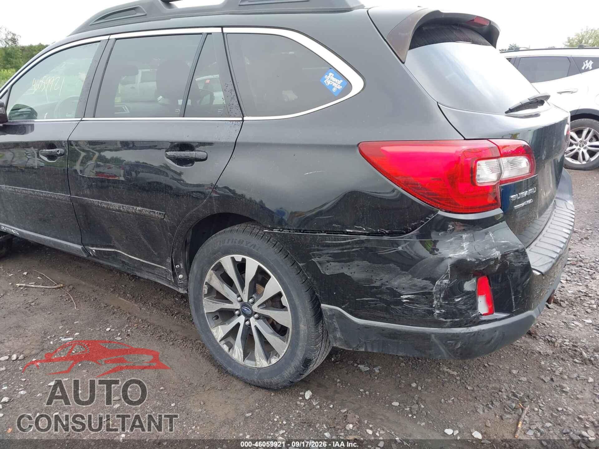 SUBARU OUTBACK 2015 - 4S4BSANC3F3322016