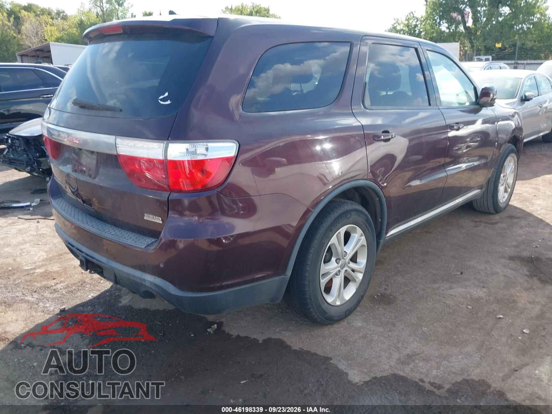 DODGE DURANGO 2012 - 1C4RDHAG2CC252017