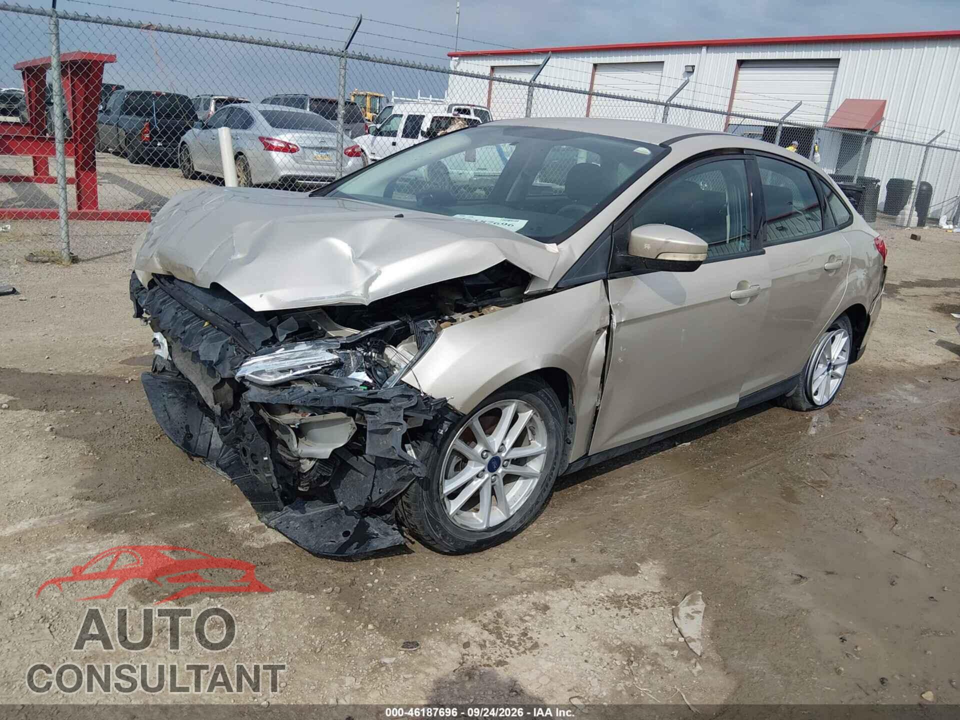 FORD FOCUS 2017 - 1FADP3F25HL304836