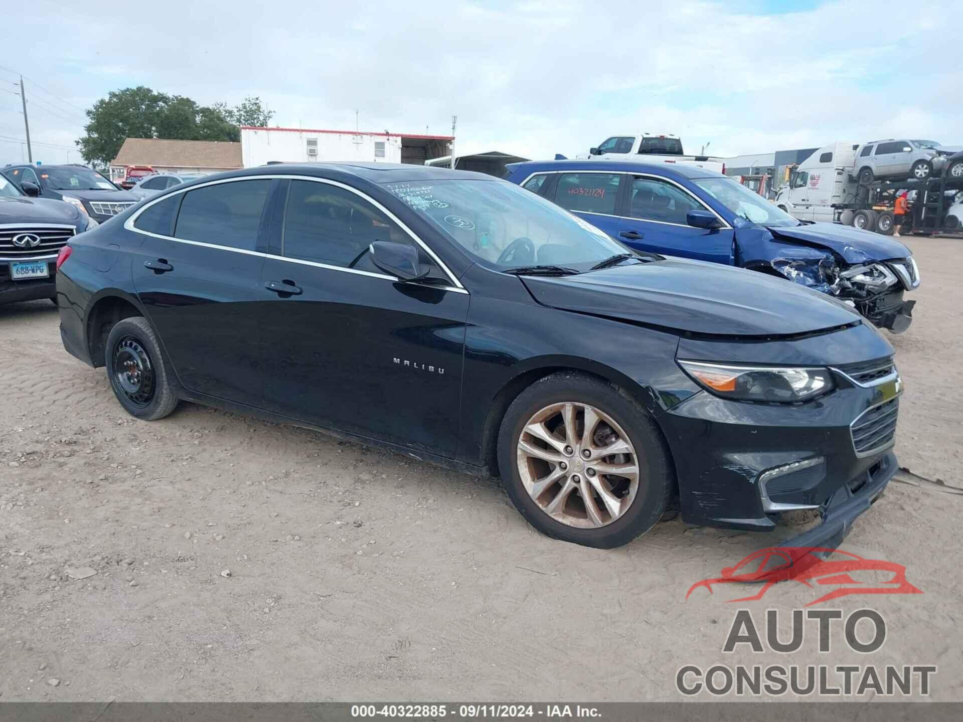 CHEVROLET MALIBU 2017 - 1G1ZE5ST3HF193839