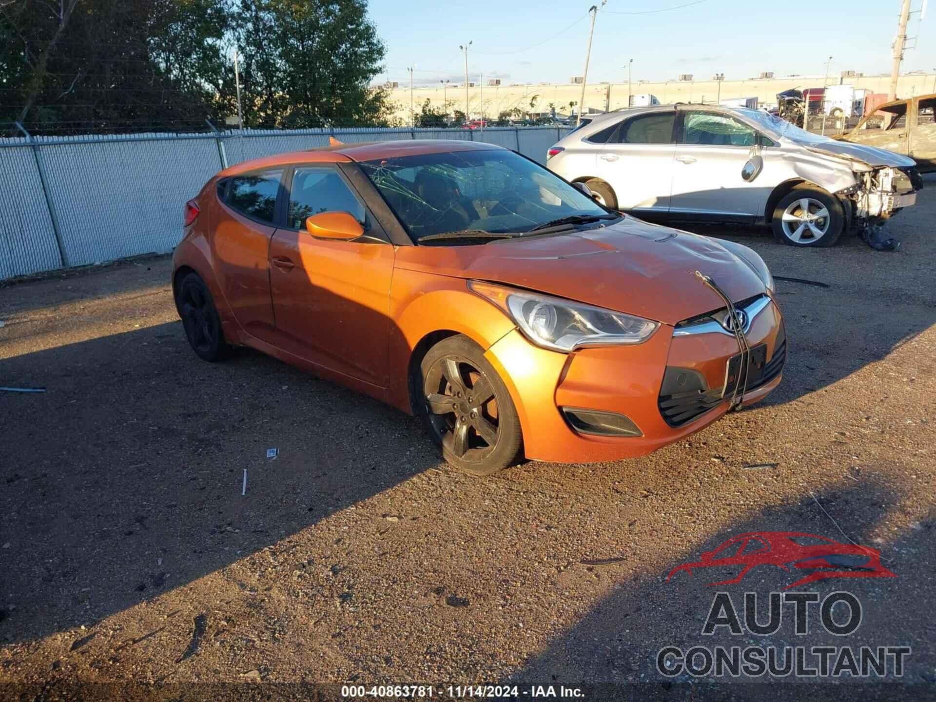 HYUNDAI VELOSTER 2012 - KMHTC6AD7CU045521