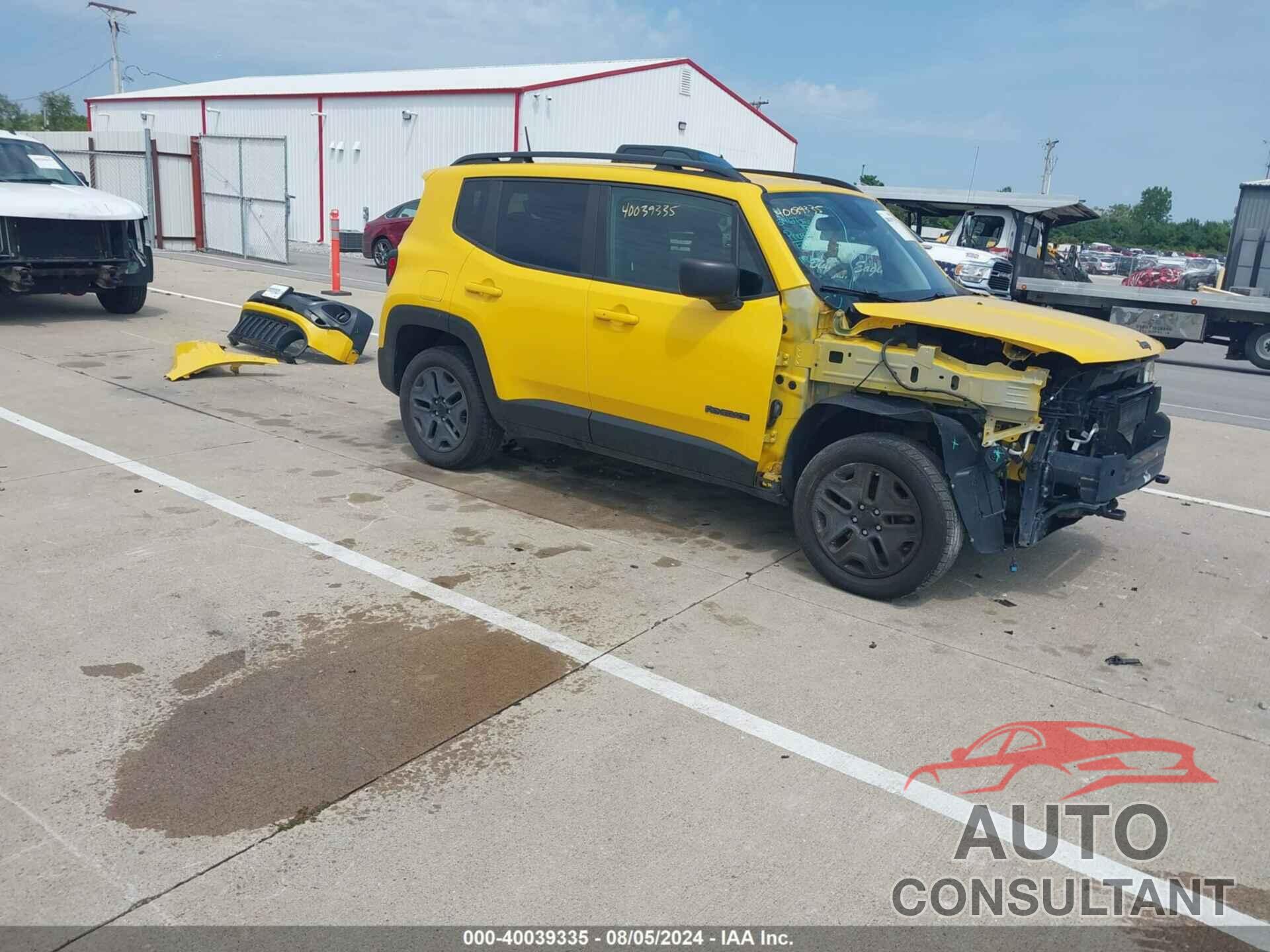 JEEP RENEGADE 2018 - ZACCJBAB1JPH26094