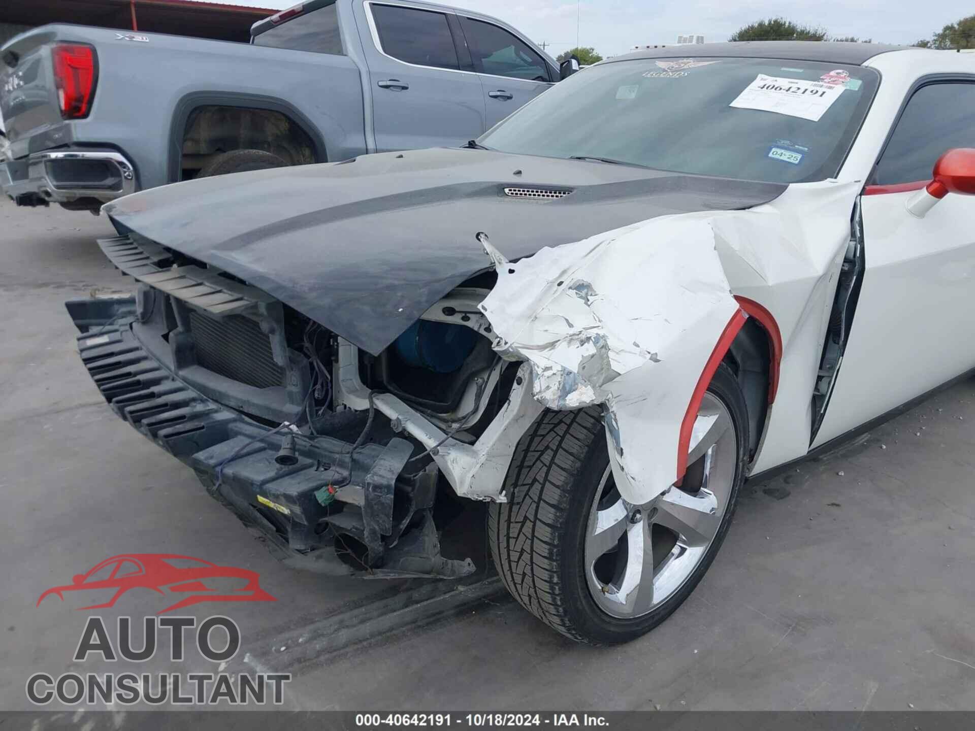 DODGE CHALLENGER 2012 - 2C3CDYBTXCH147809